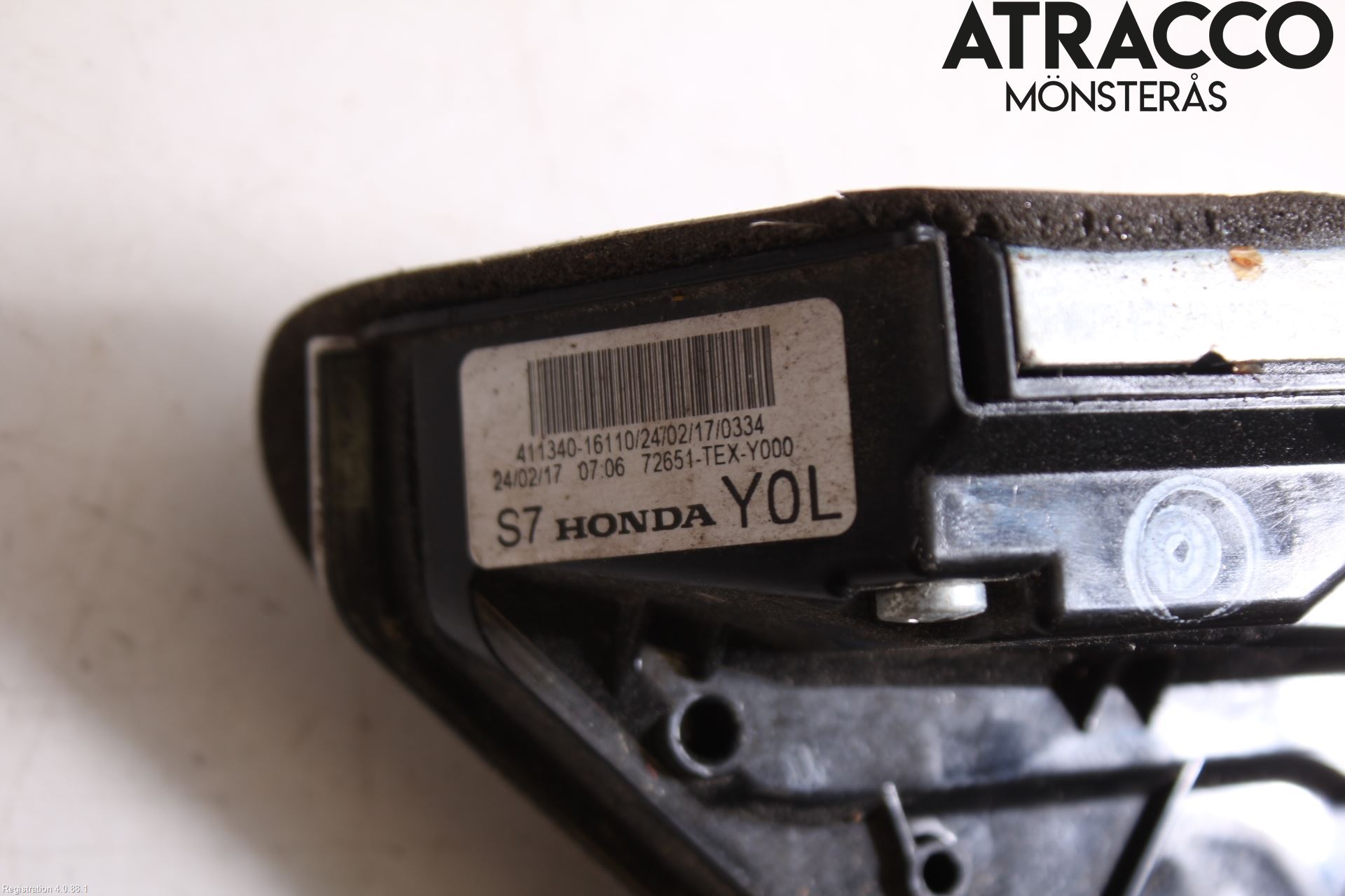 Honda CIVIC 17-22 Dørlås - Låsekasse