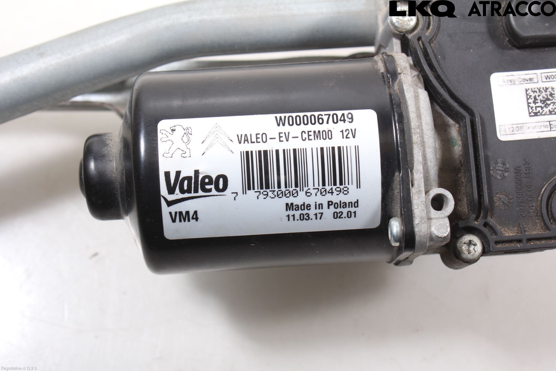 Peugeot EXPERT/E-EXPERT 17- Viskermotor Frontrute