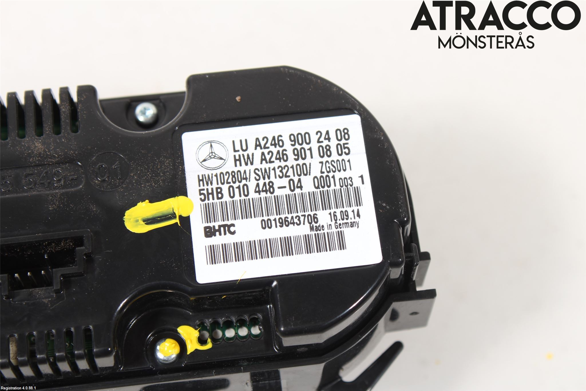Mercedes-Benz MB A-KLASS (W176) 13-18 Varme Ac Betjening-Display