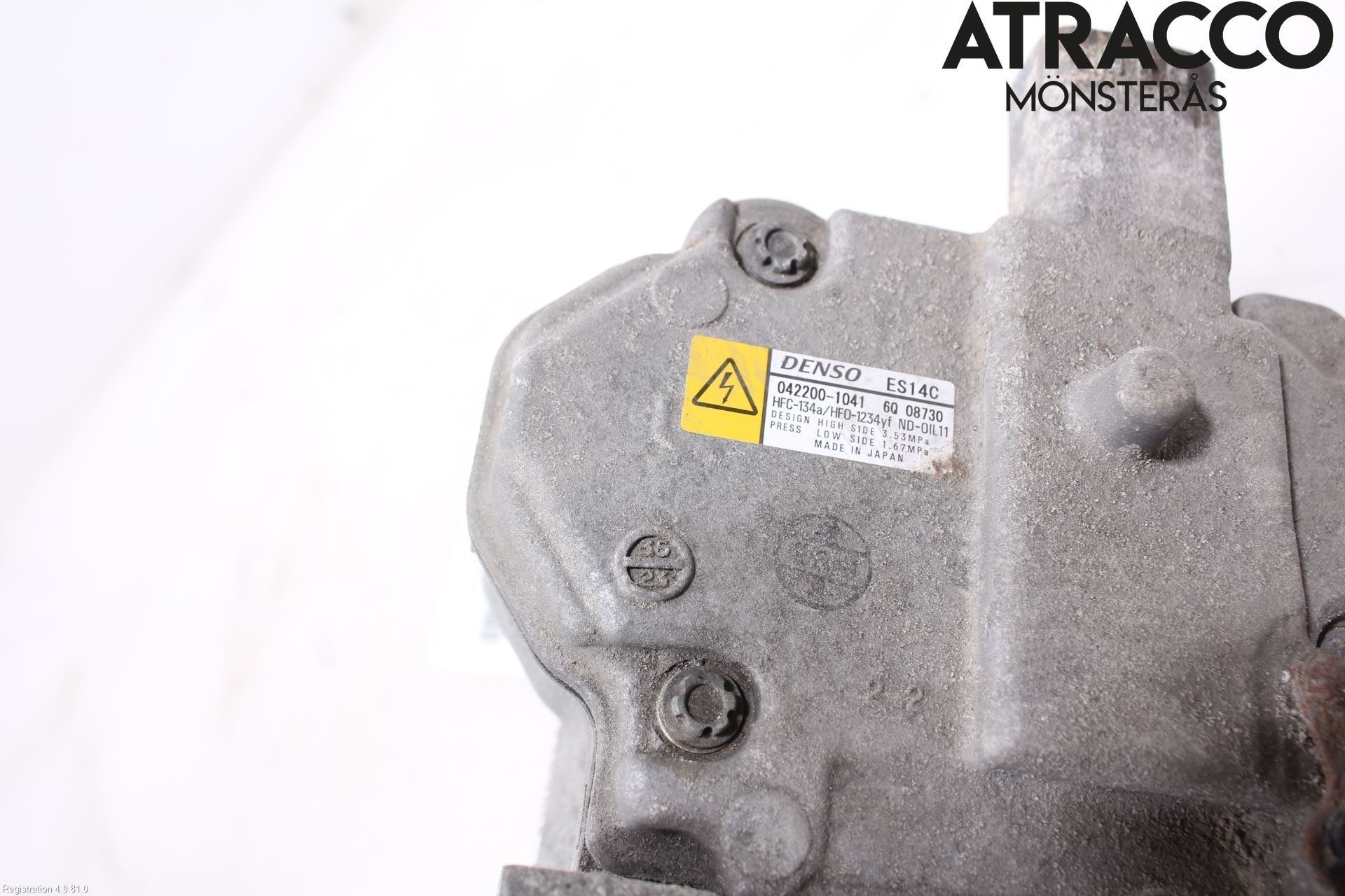 Toyota YARIS XP130 12-14 Varme Ac Kompressor