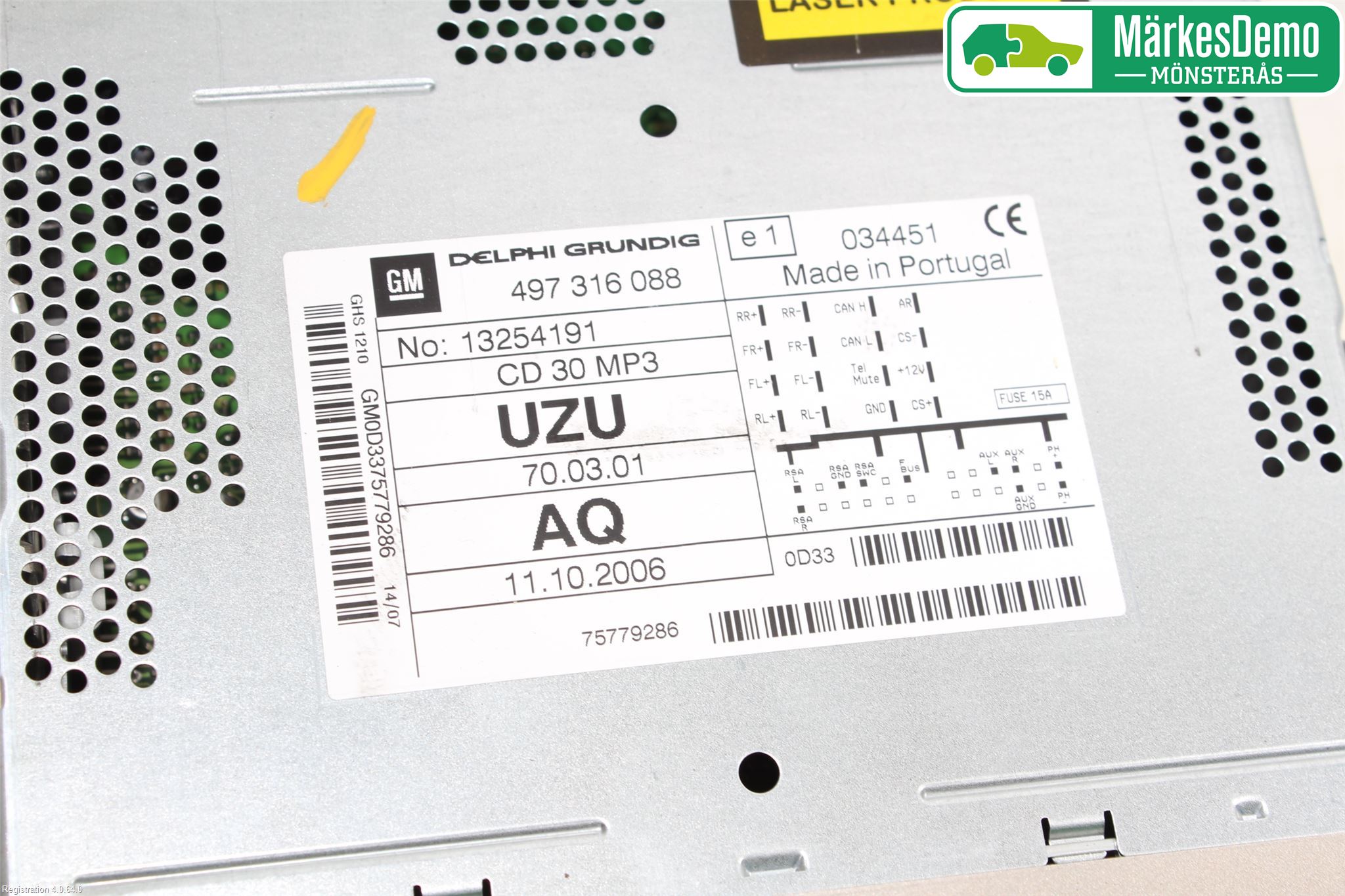 Opel CORSA D 07-14 Stereo Radio