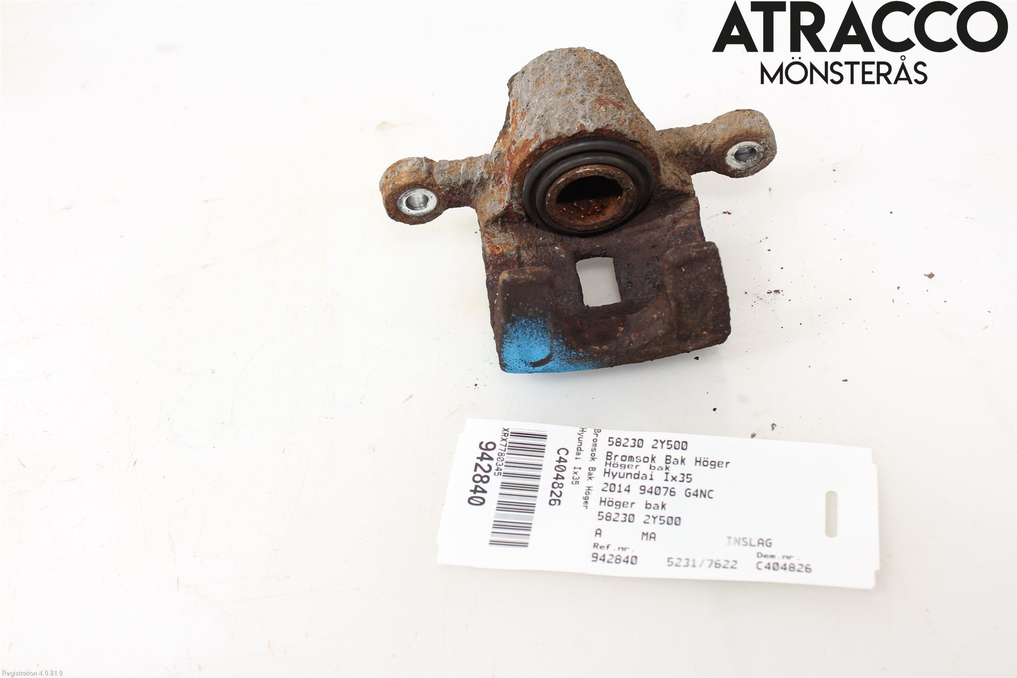 Hyundai ix35 Bremsecaliper Bak Høyre