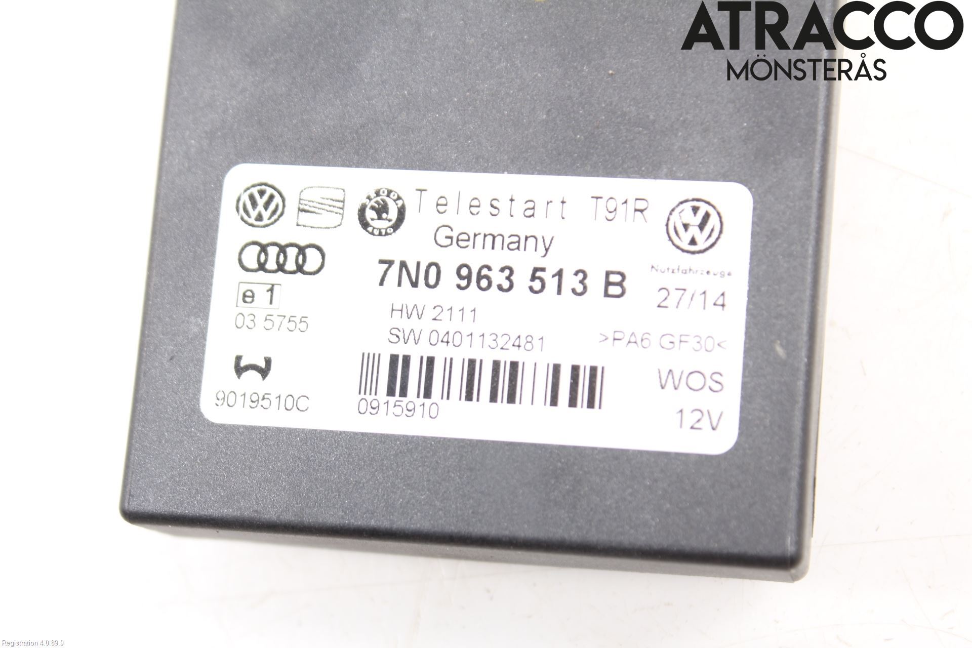 Volkswagen VW PASSAT 11-14 Styrenhet Bensin-Dieselvärmare