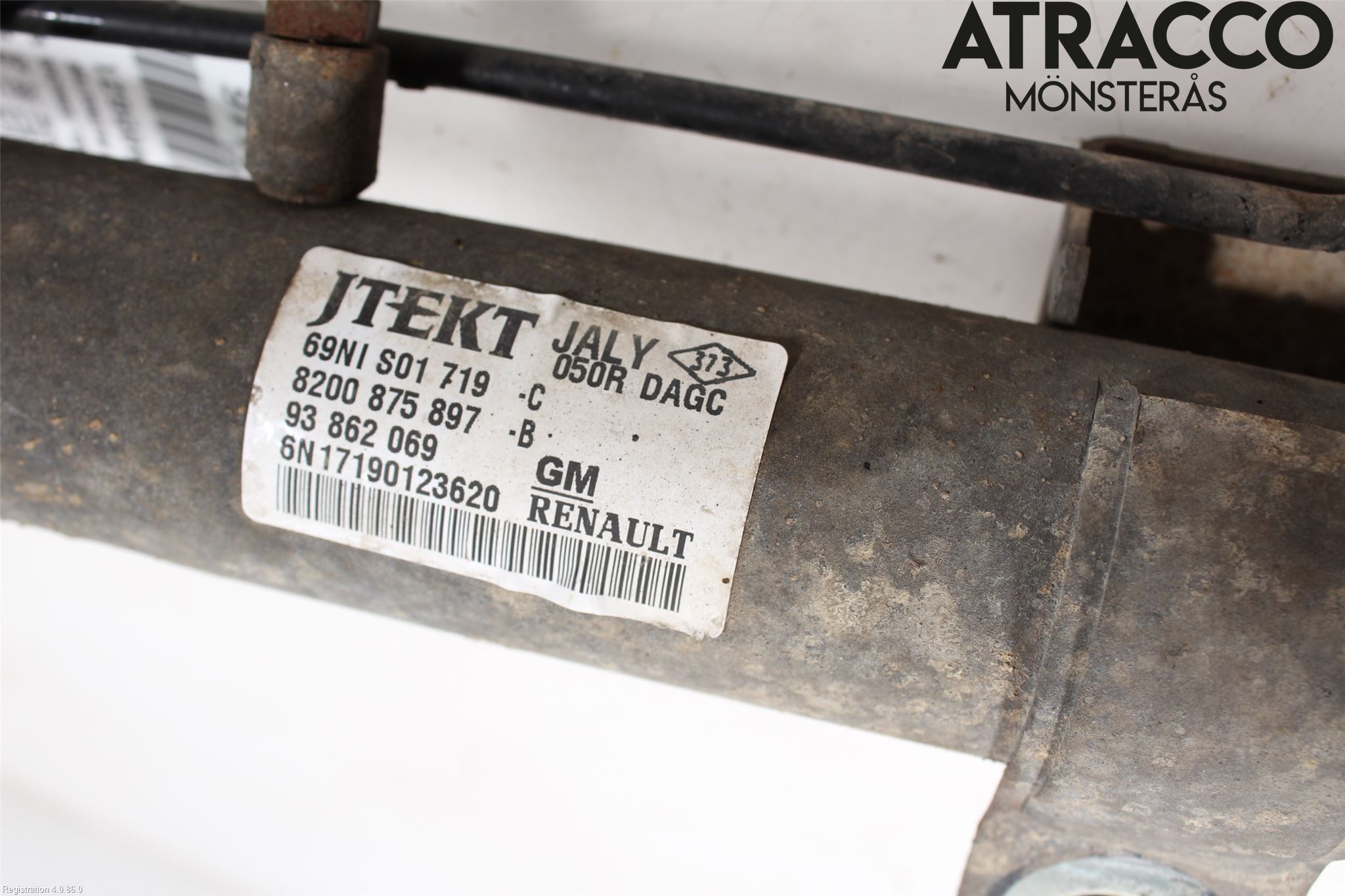 Nissan PRIMASTAR Servo Snekke - Tannstang