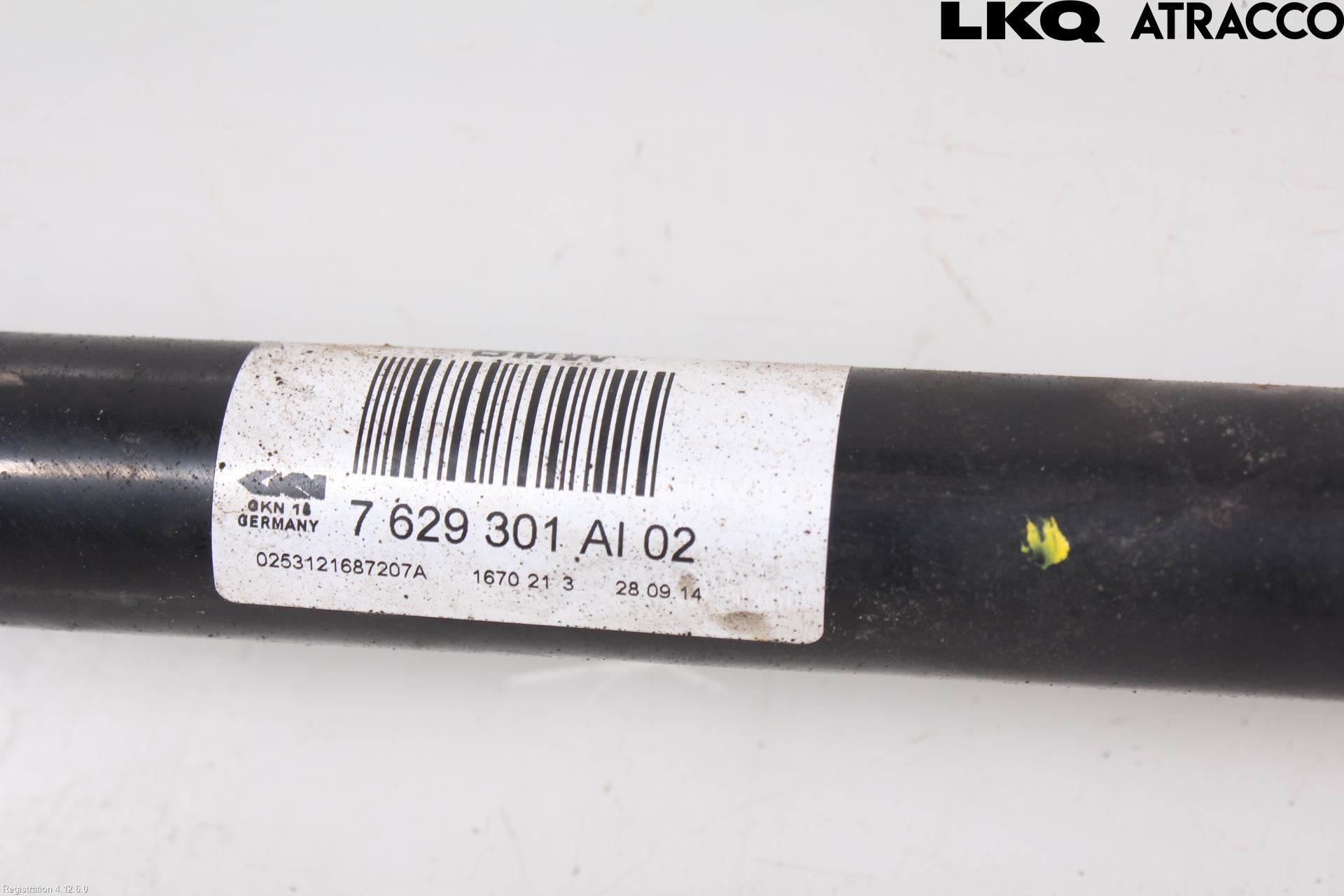 BMW 1 F20/F21 11-19 Drivaksel Bak Kompl Venstre