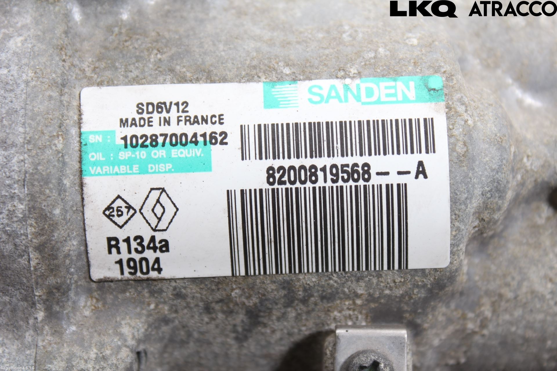 Renault CLIO III  09-12 Varme Ac Kompressor