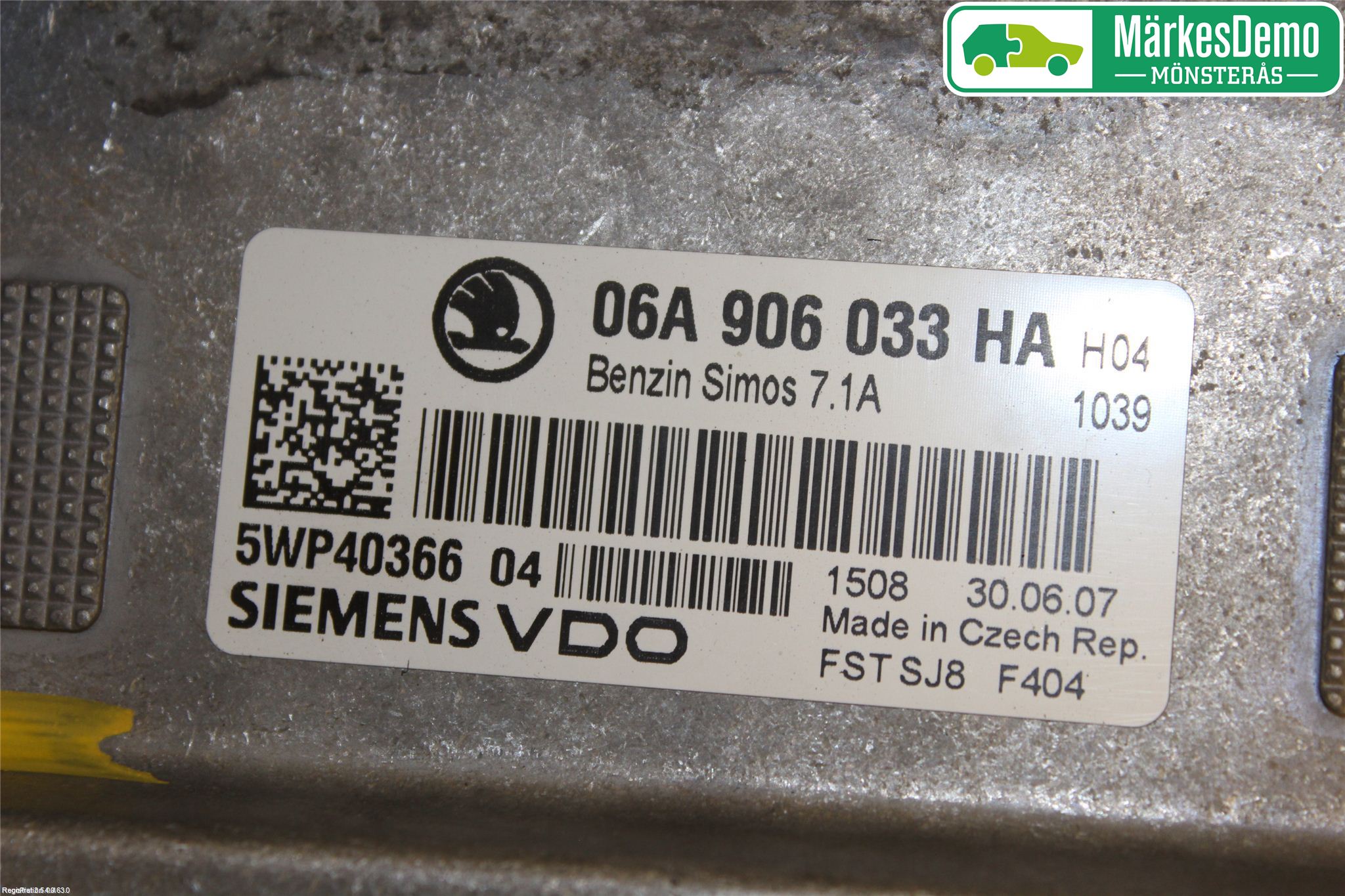 Skoda OCTAVIA (1Z) 05-13 Styreenhet Innsprøytning