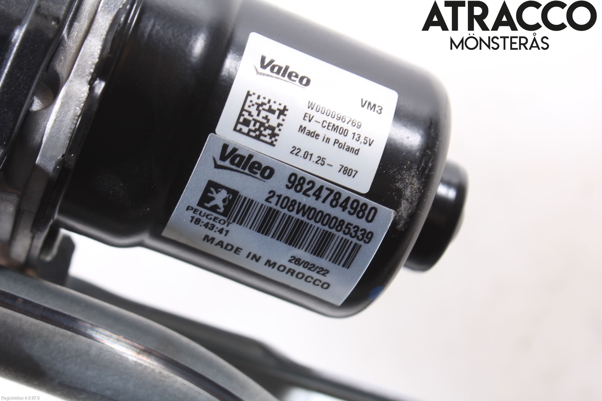 Citroen C4/E-C4 C4X/E-C4X III 21- Viskermotor Frontrute