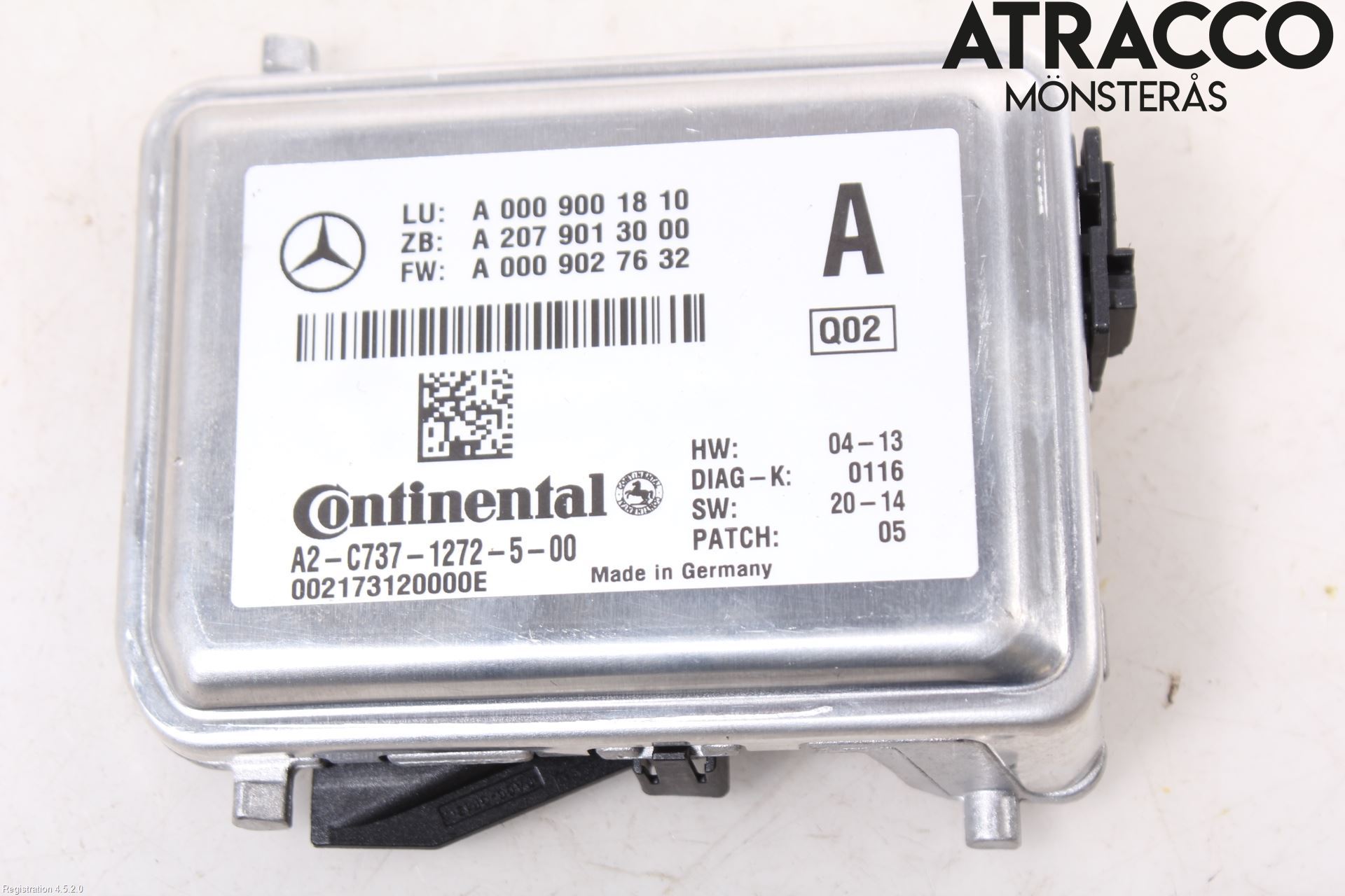 Mercedes-Benz MB CLA-KLASS (C117/X117) 13-19 Sensor Kollisjonsbeskyttelse