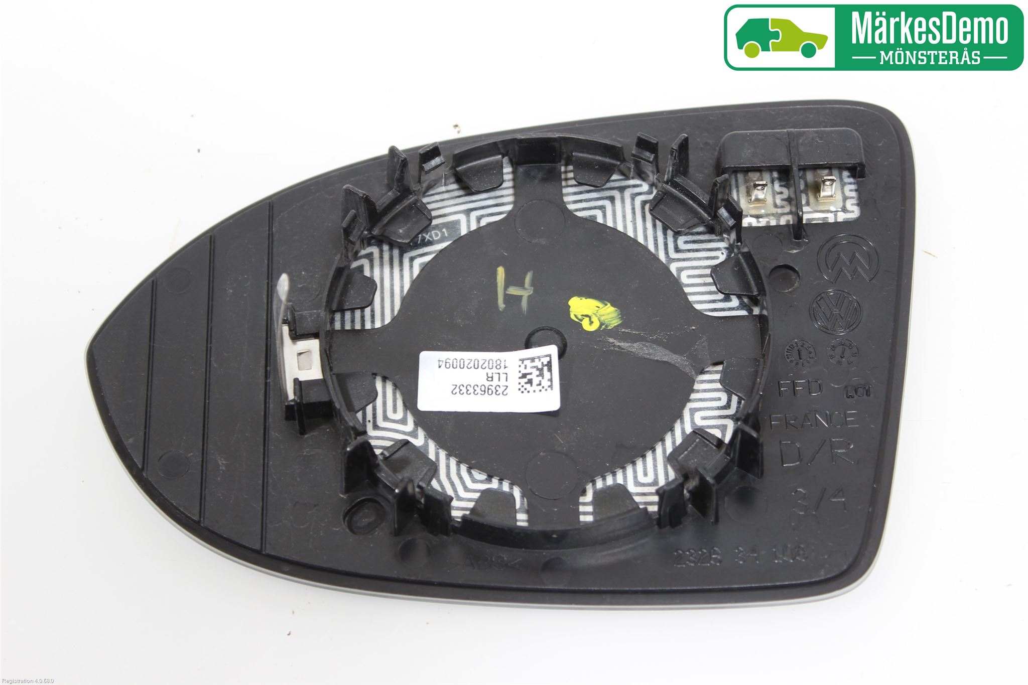 Volkswagen VW PASSAT 15-19 Speil Glass H
