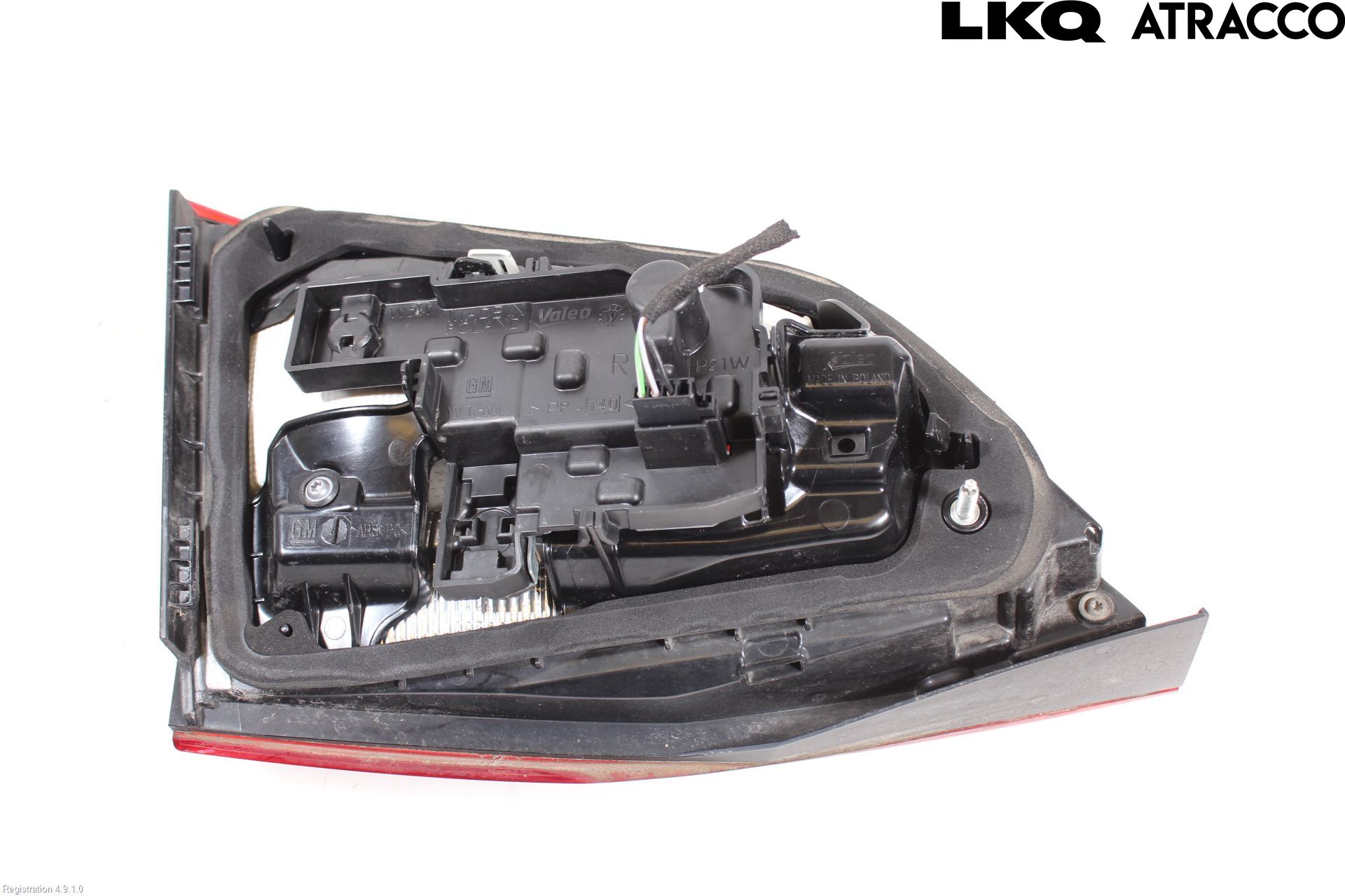 Opel ASTRA K 16-22 Baklykt Høyre  På Luke(Indre)