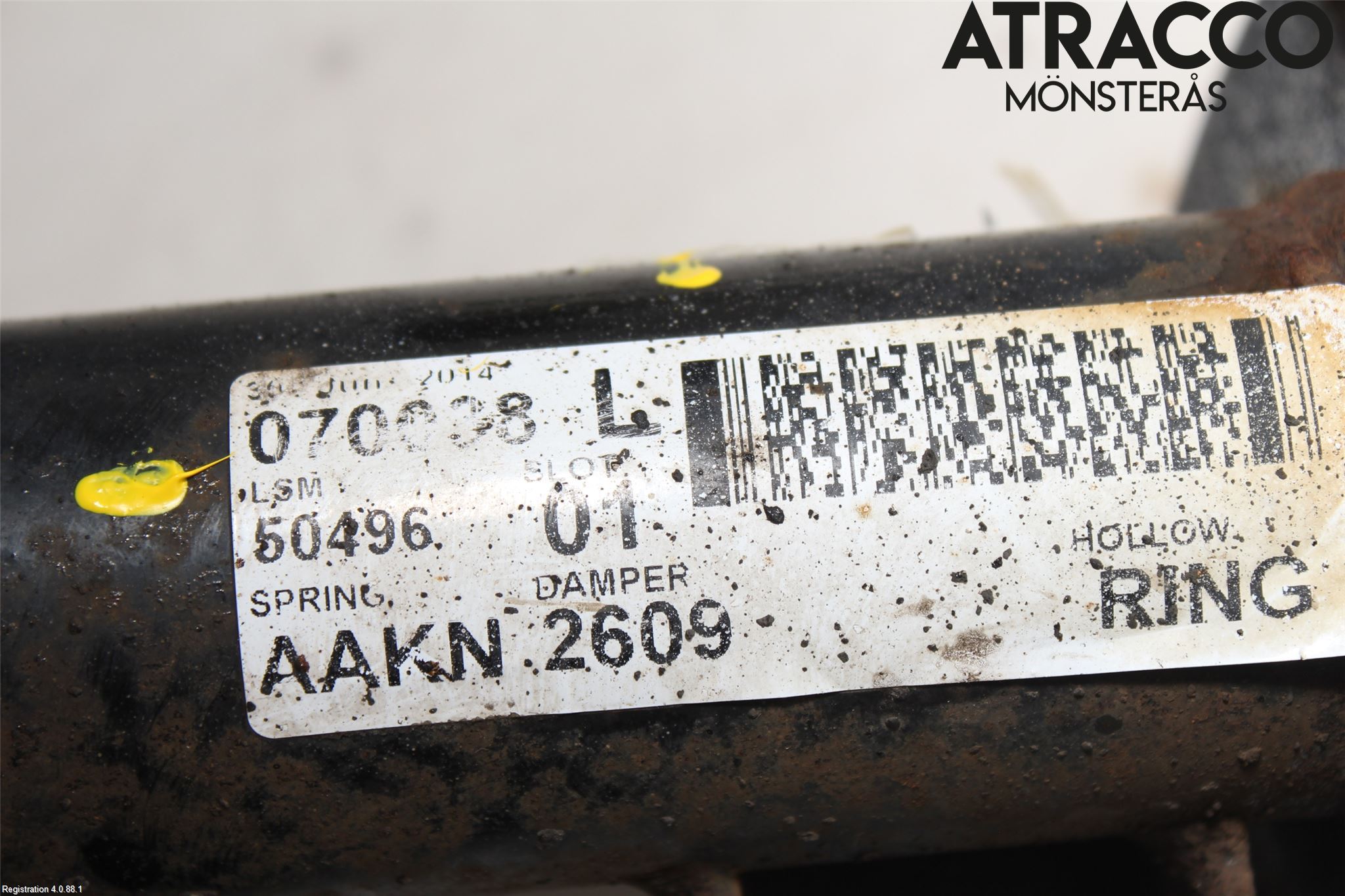 Opel ASTRA J 10-15 Fjærbein Foran Venstre