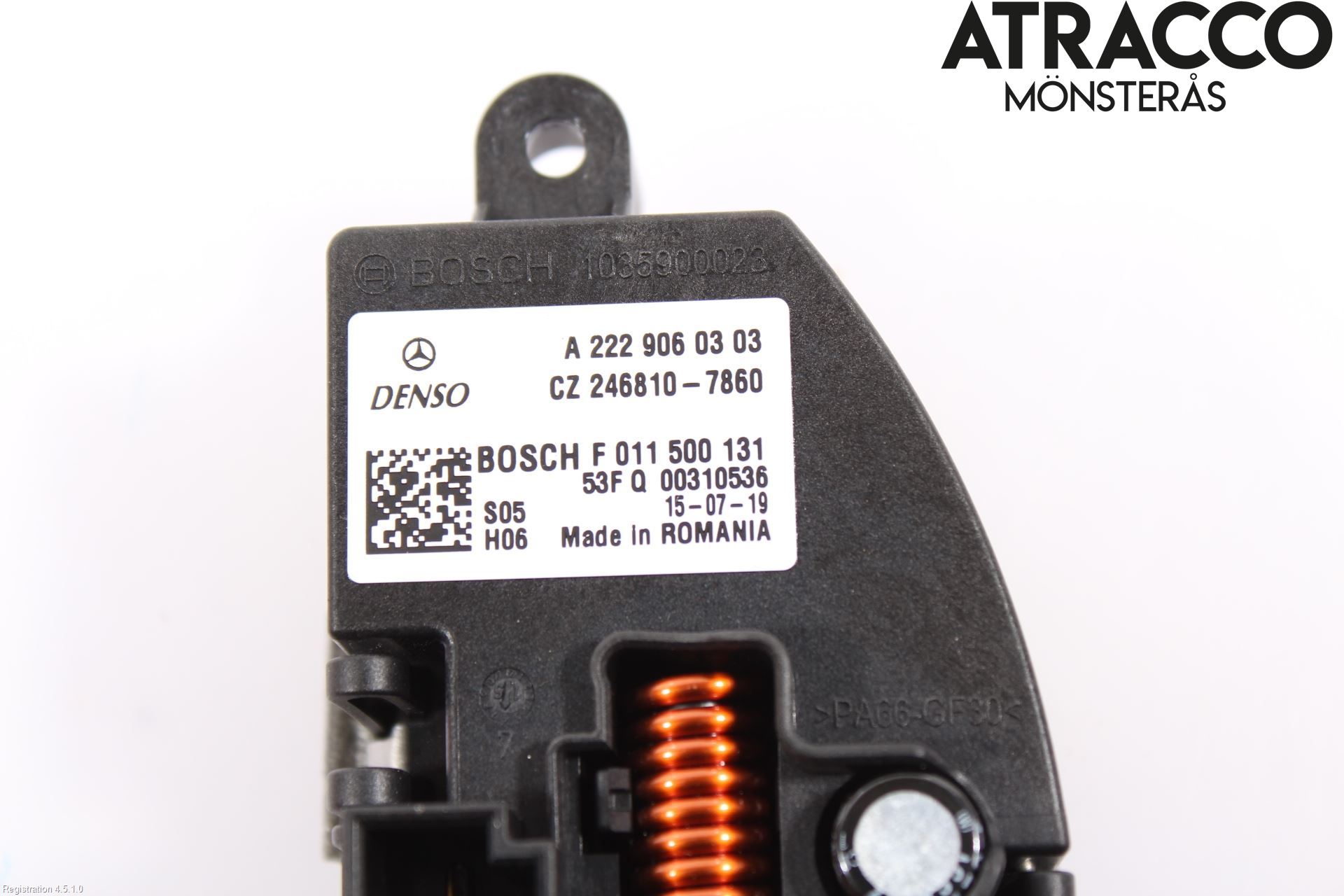 Mercedes-Benz MB CLA-KLASS (C117/X117) 13-19 Varmeapparat Viftemotstand