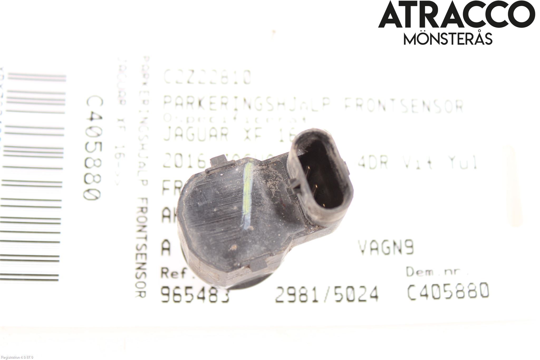 Jaguar XF (X260) 16-24 Sensor Parkering Front