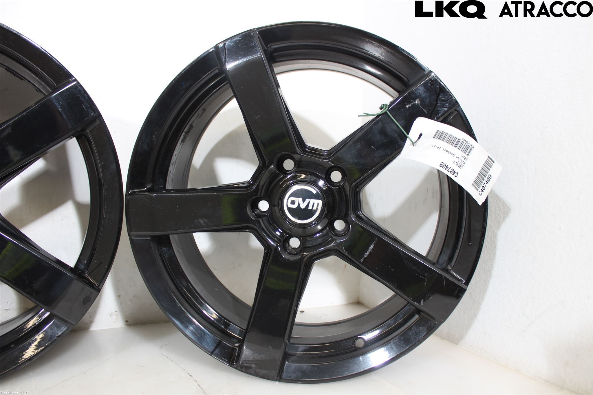 Nissan QASHQAI 14-17 Felg Aluminium Sett 4Stk