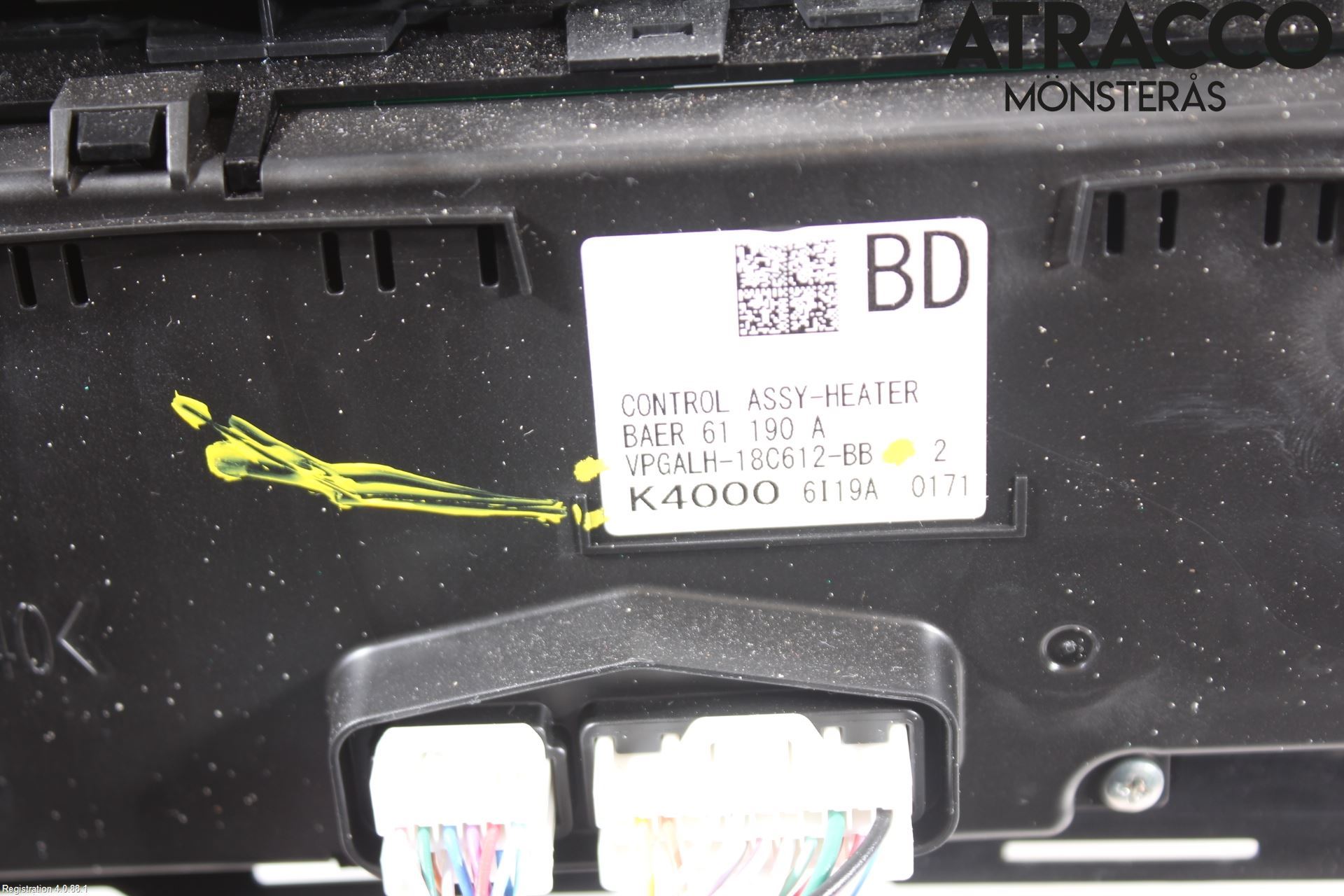 Mazda 3 III 14-19 Varme Ac Betjening-Display