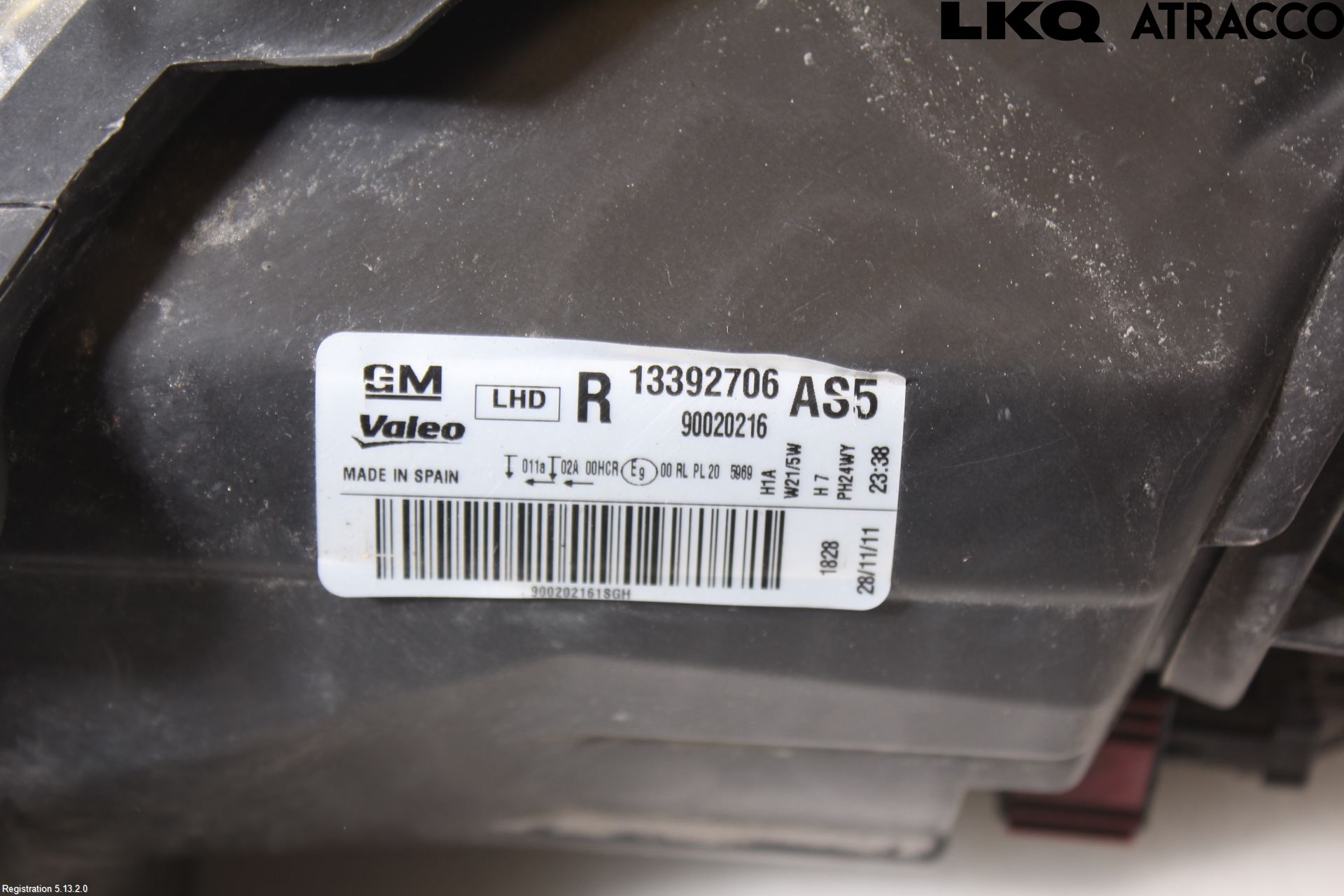 Opel CORSA D 07-14 Frontlykt Høyre