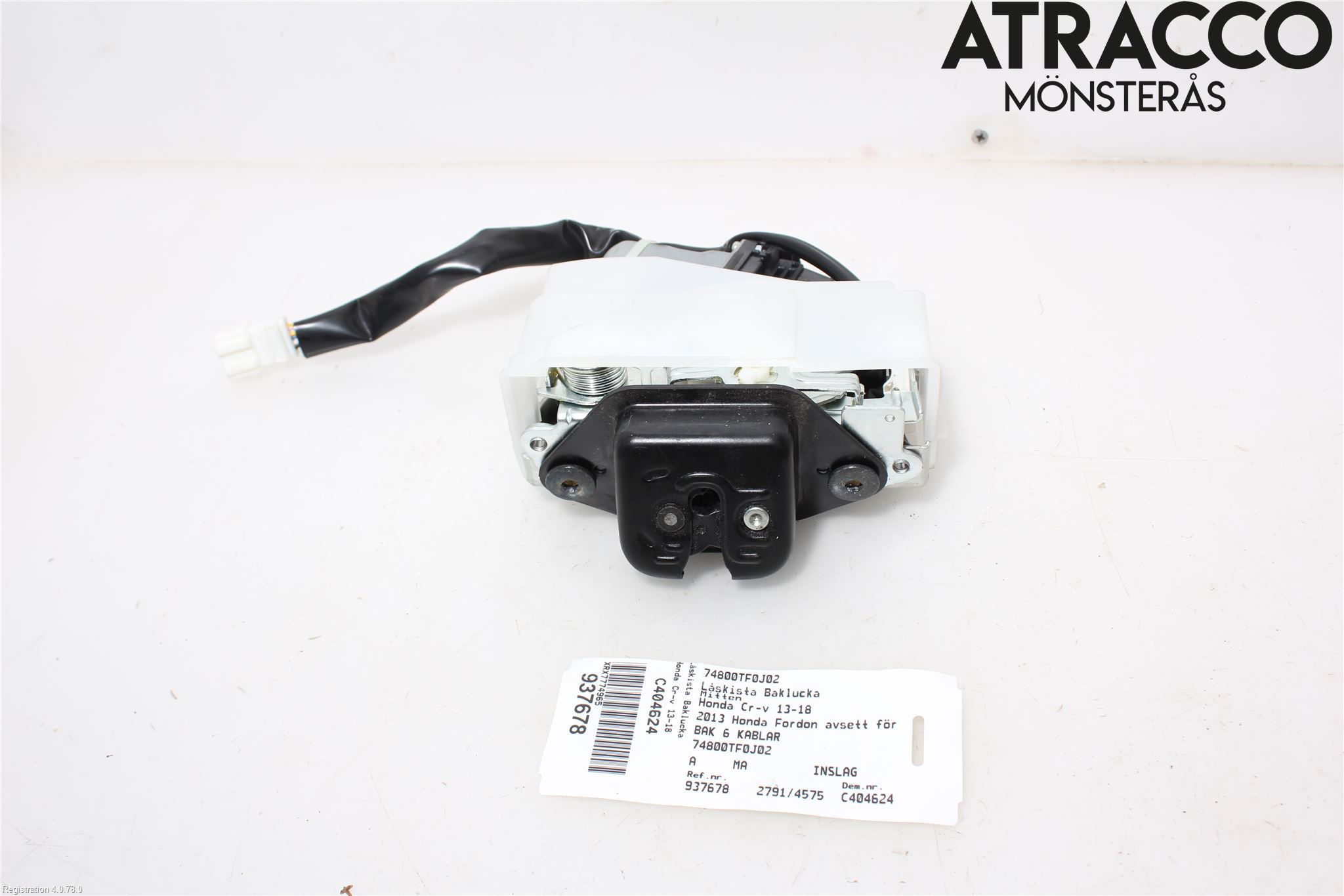 Honda CR-V 13-18 Bakluke-Lokk Låsekasse