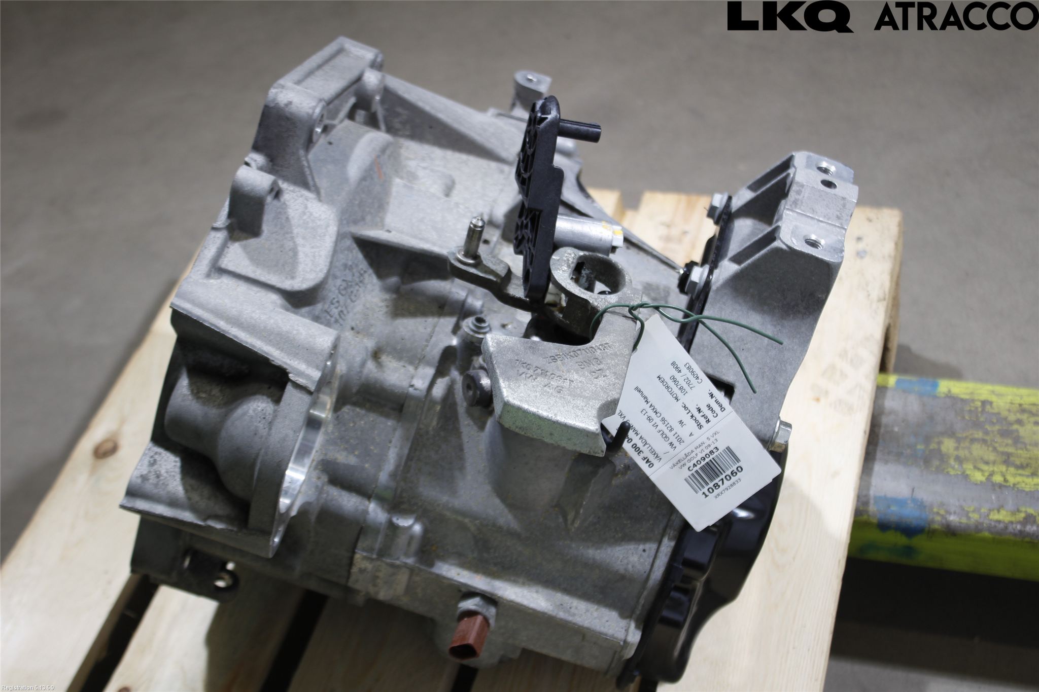 Volkswagen VW GOLF VI 09-13 Gearkasse 5 Trinn