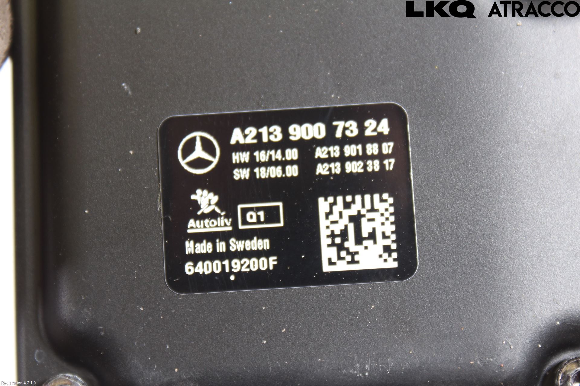 Mercedes-Benz MB E-KLASS (W213) 16-23 Sensor Kollisjonsbeskyttelse
