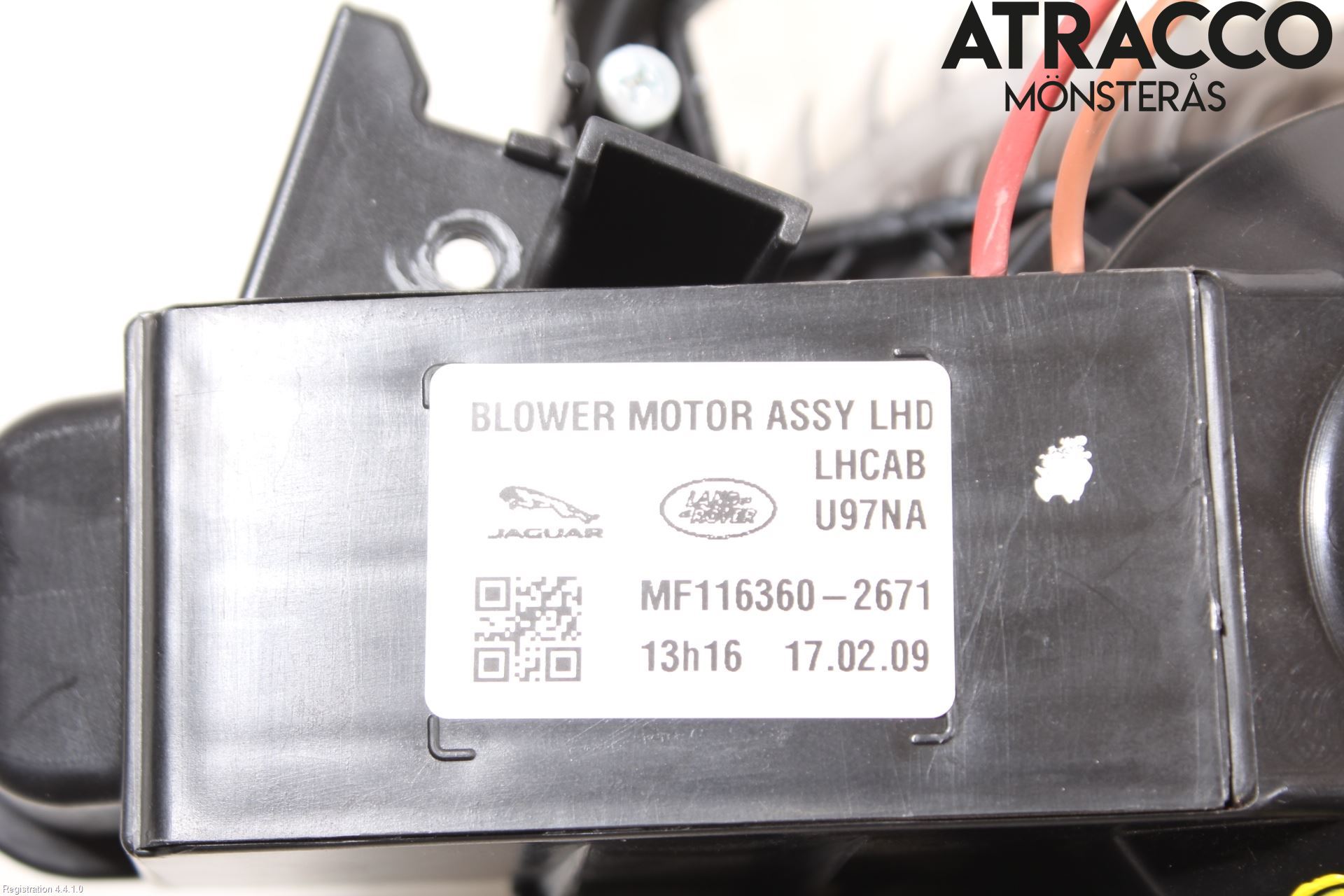 Jaguar XE (X760) 15-24 Varmeapparat Viftemotor
