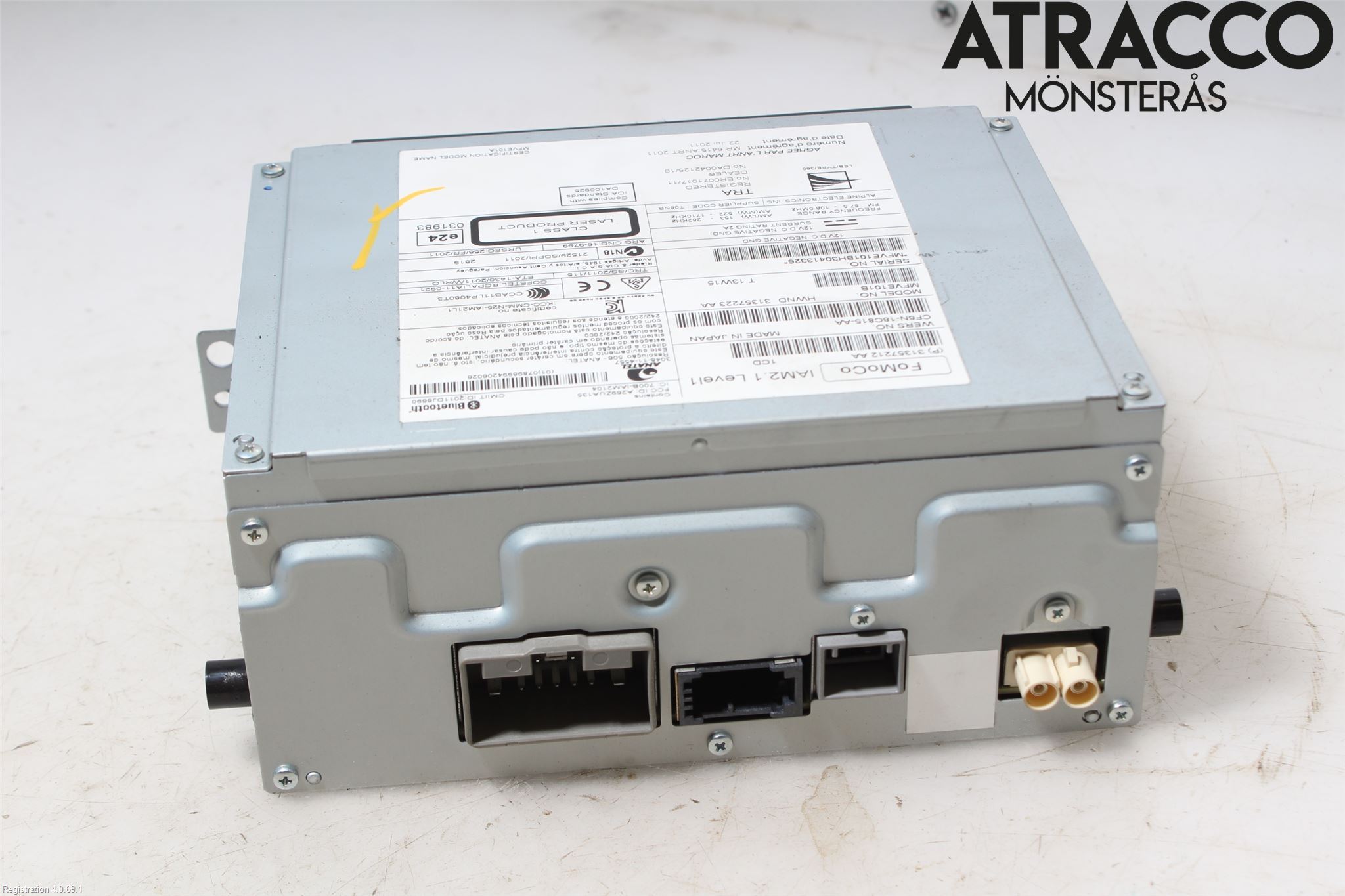 Volvo V40 12-19 Stereo Radio