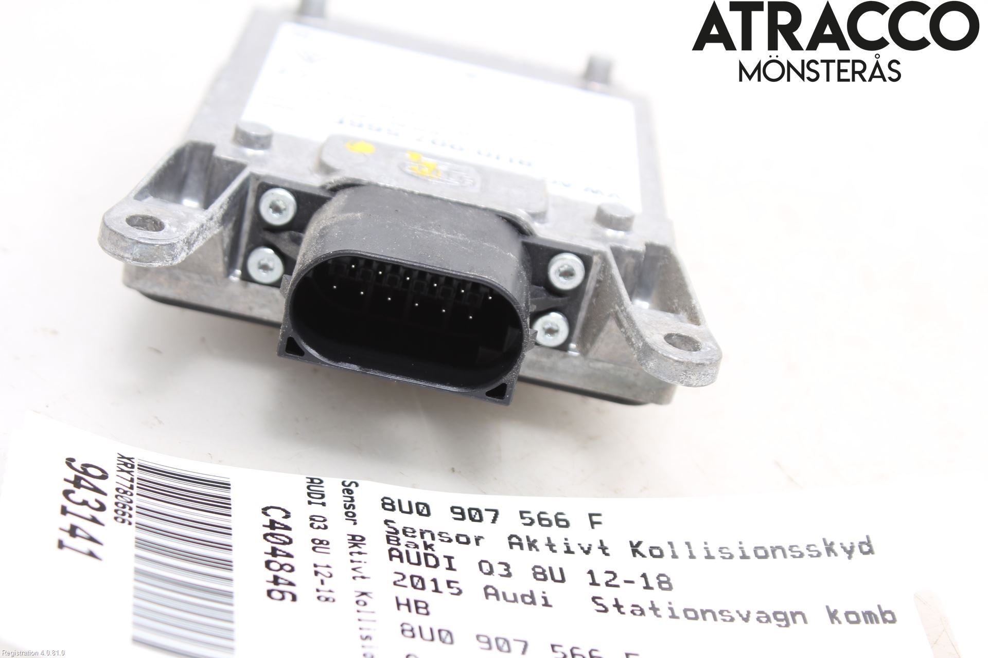 Audi Q3 8U 12-18 Sensor Kollisjonsbeskyttelse