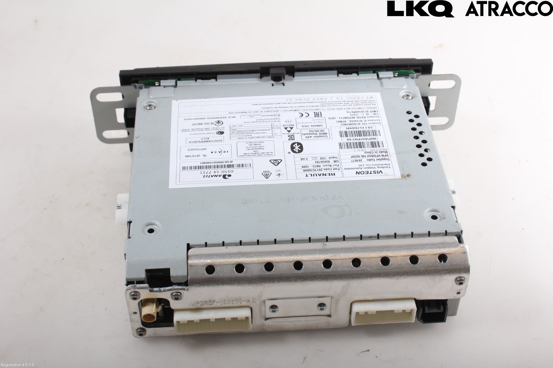 Opel VIVARO 15-19 Stereo Radio Med Cd