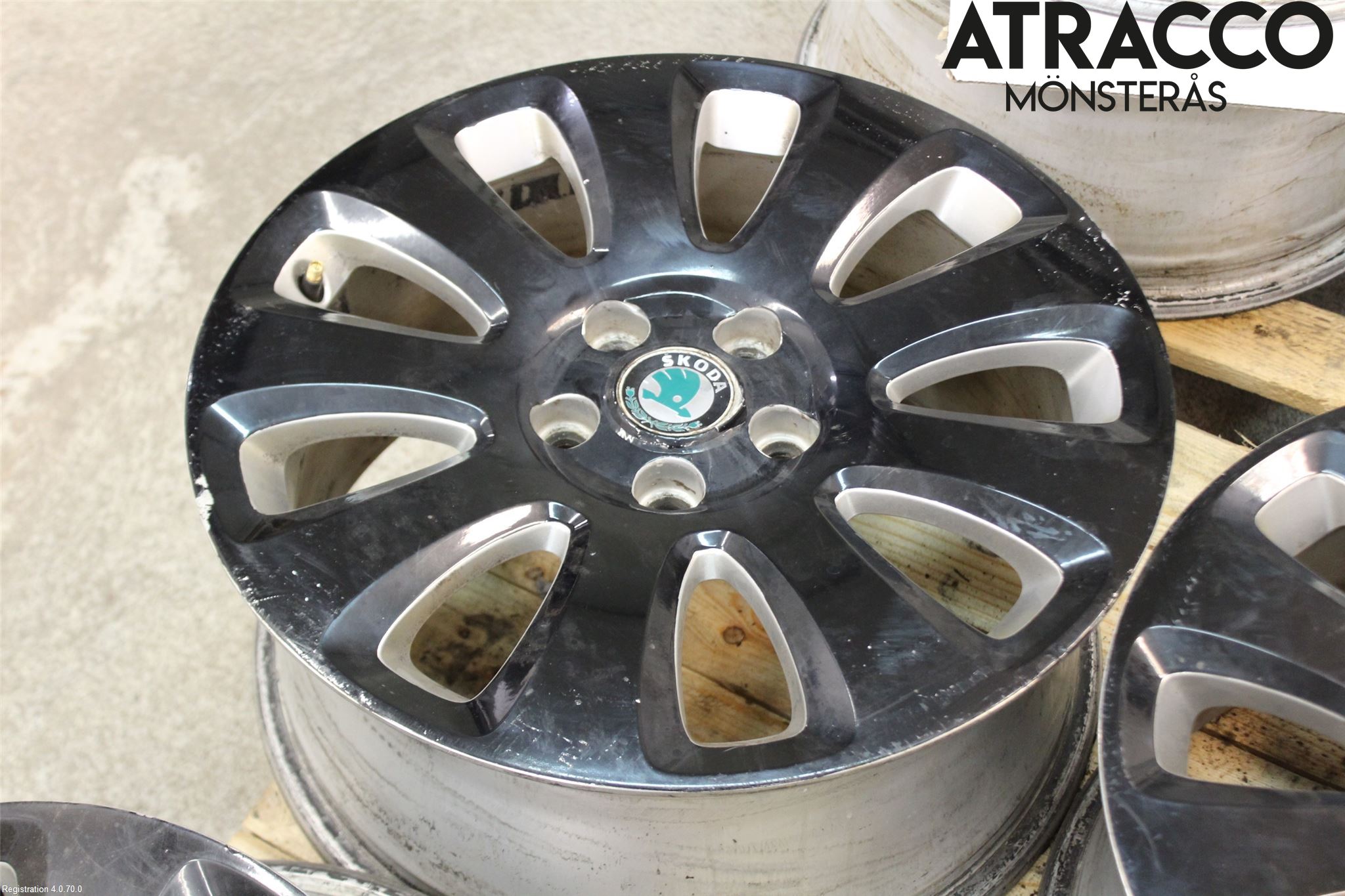Skoda SUPERB 09-15 Felg Aluminium Sett 4Stk