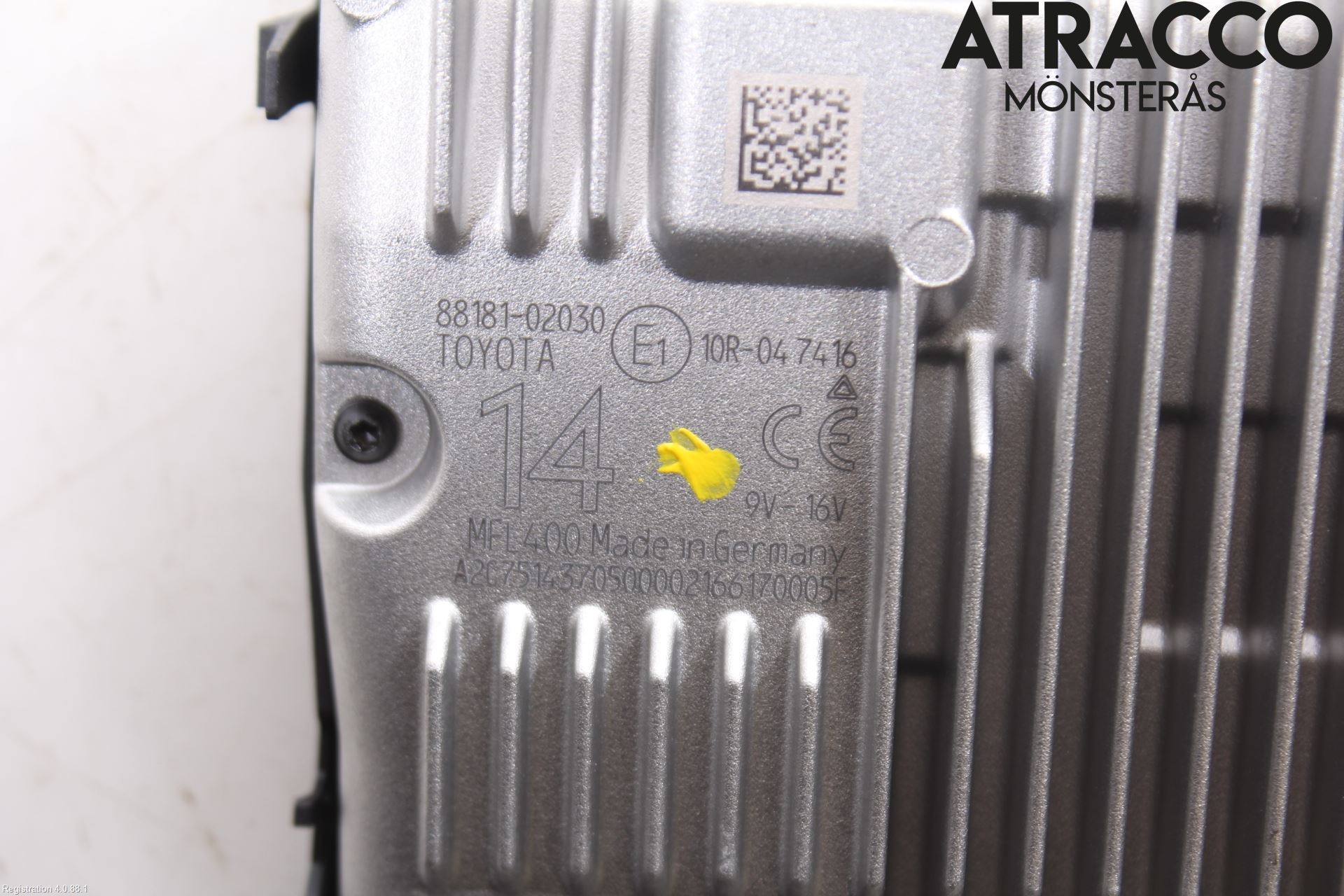Toyota AURIS 13-19 Sensor Kollisjonsbeskyttelse