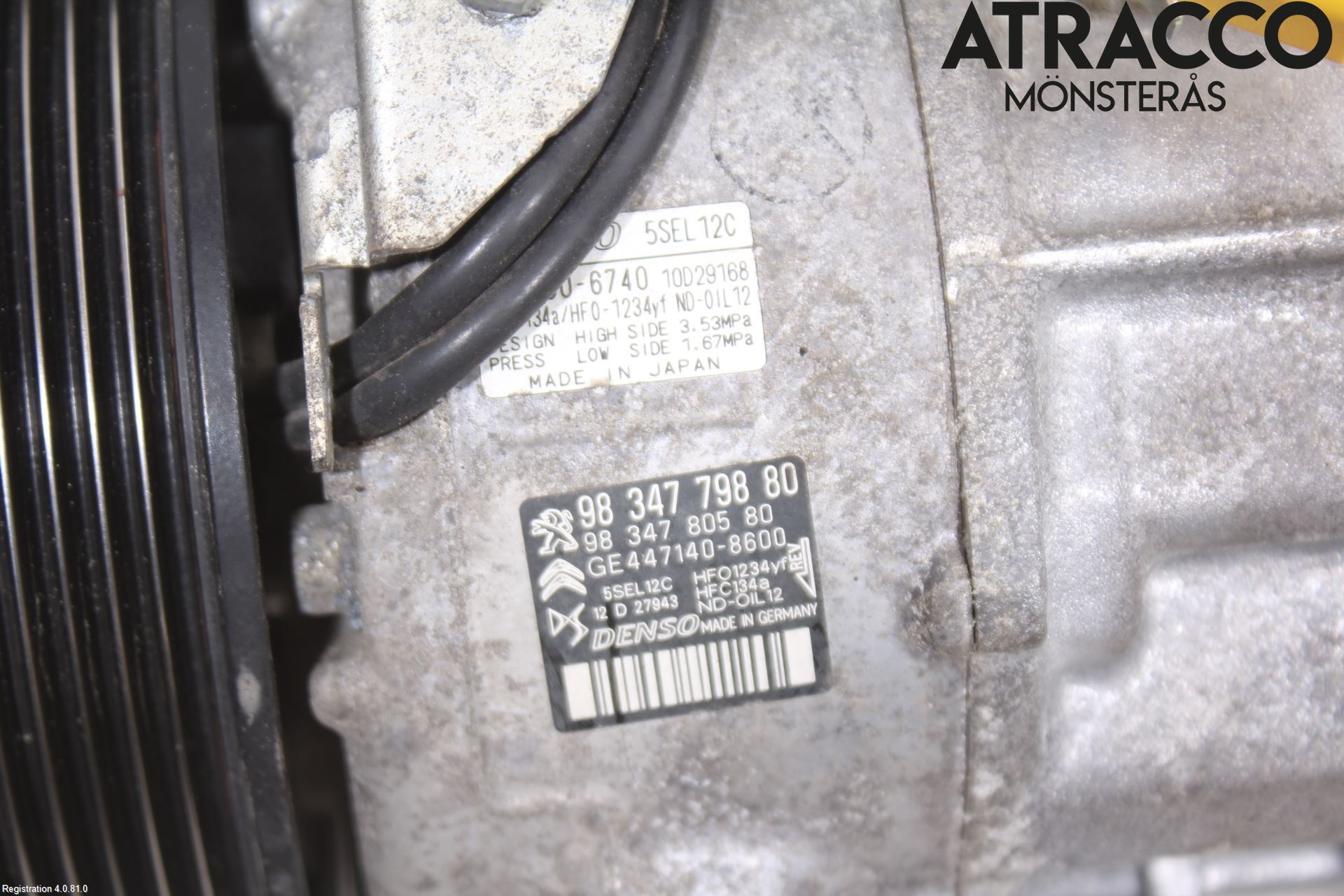Ford FOCUS 15-18 Varme Ac Kompressor