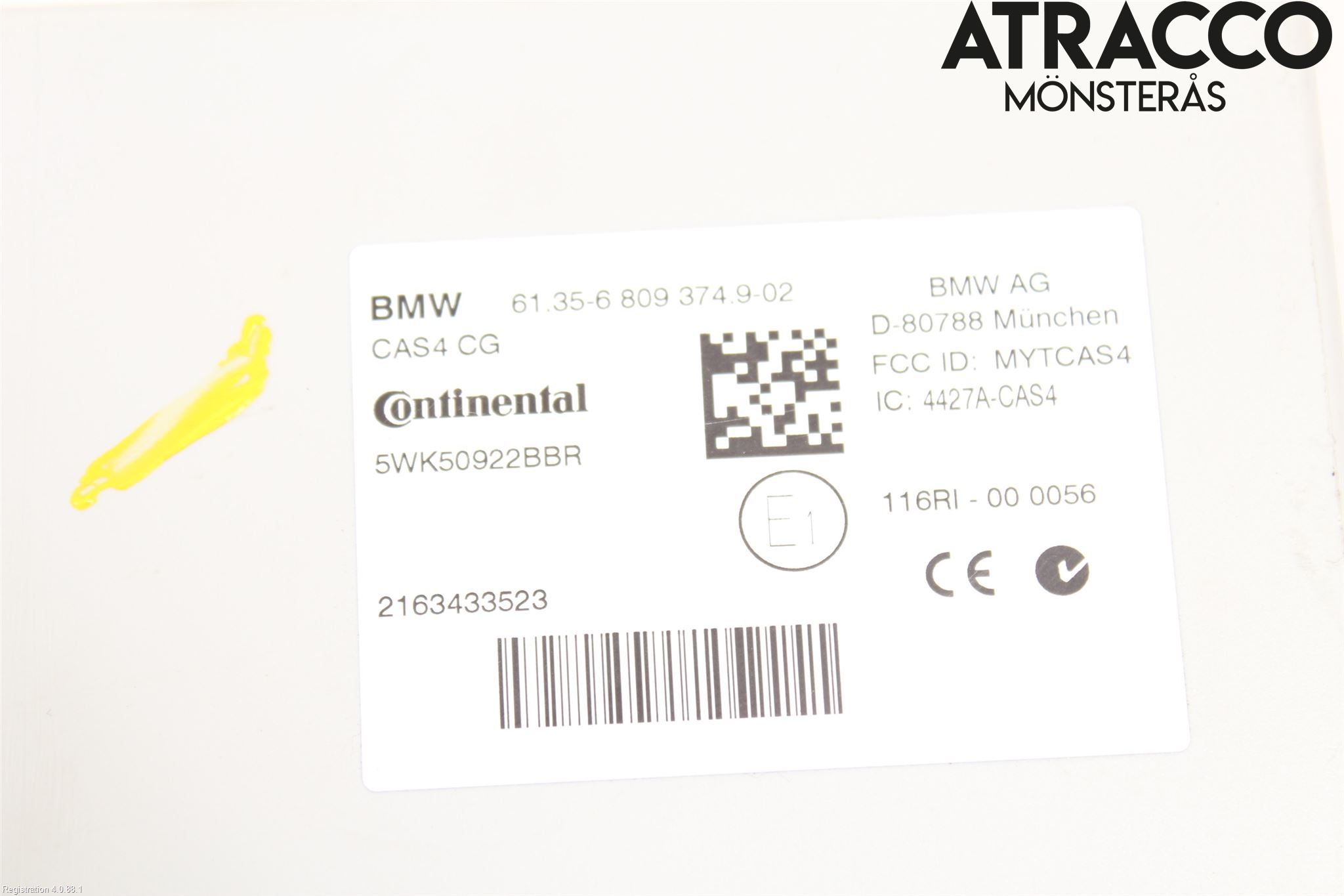 BMW 5 F10/F11/F18 09-17 Styreenhet Øvrig