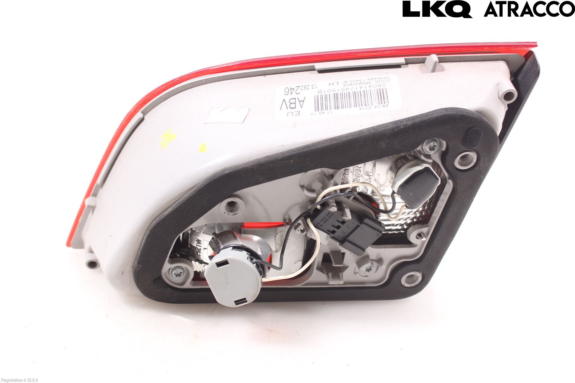 Opel ASTRA J 10-15 Baklykt Venstre  På Luke(Indre