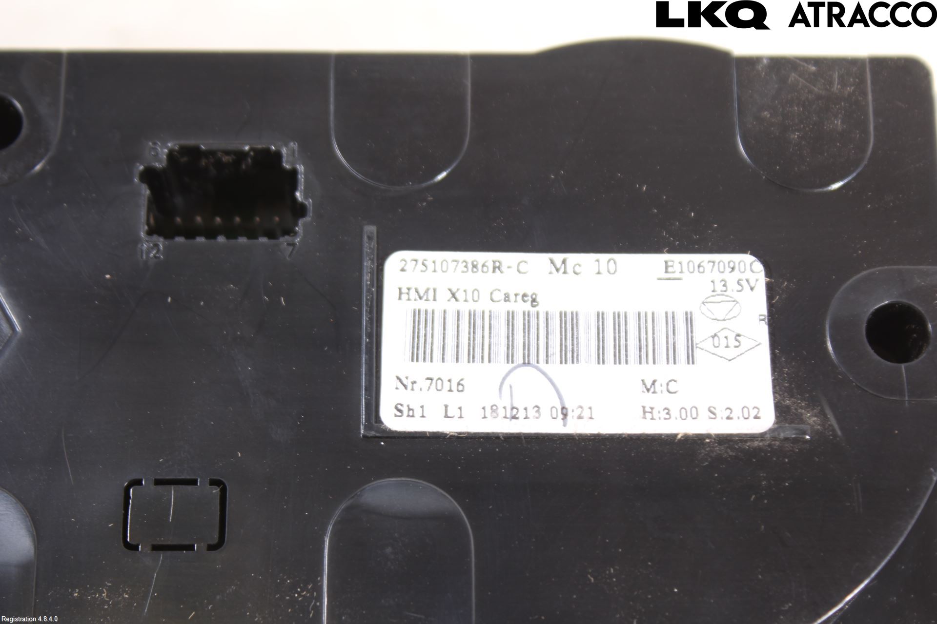 Renault ZOE/E-TECH 13- Varme Ac Betjening-Display