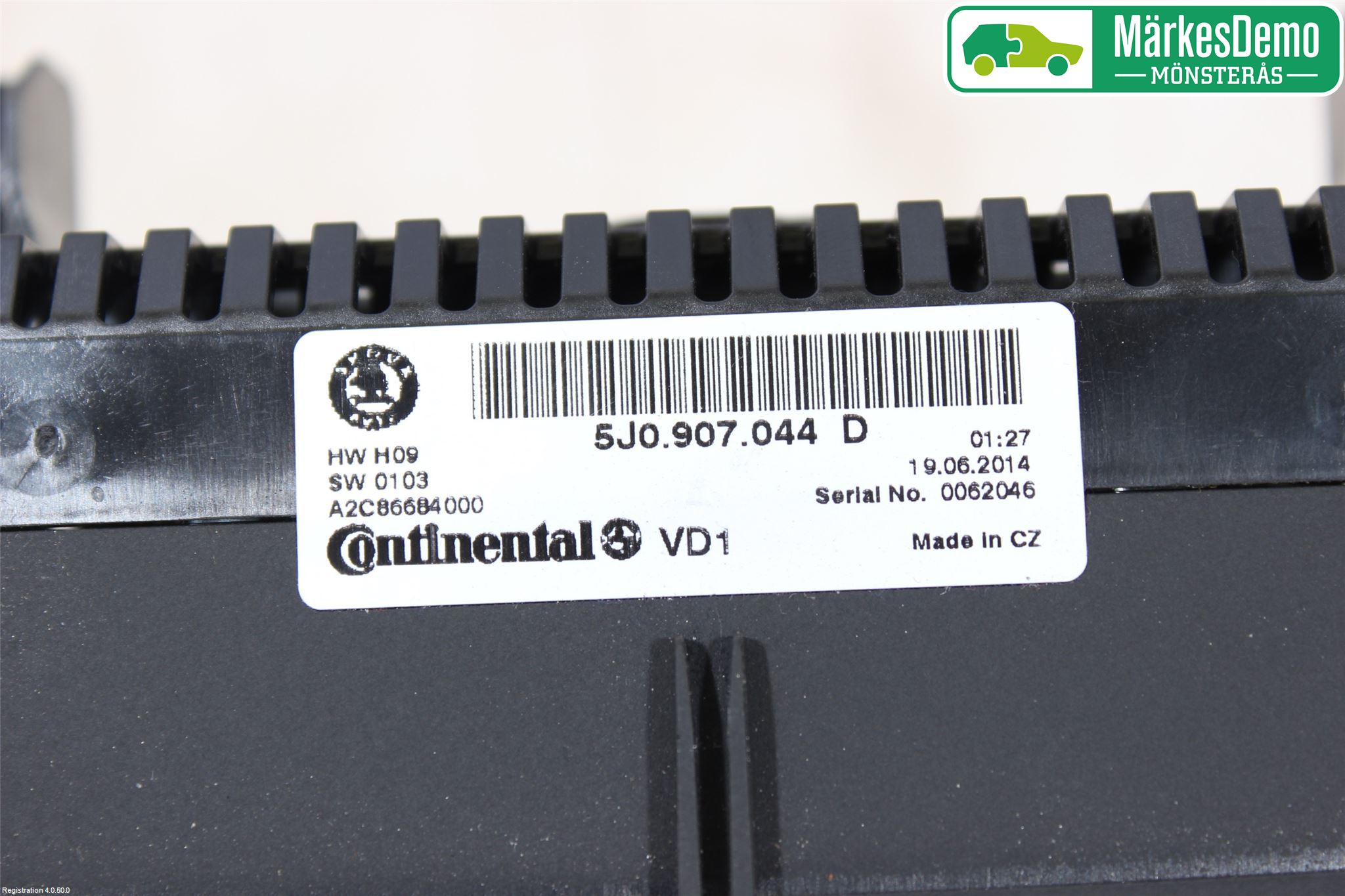 Skoda ROOMSTER Varme Ac Betjening-Display