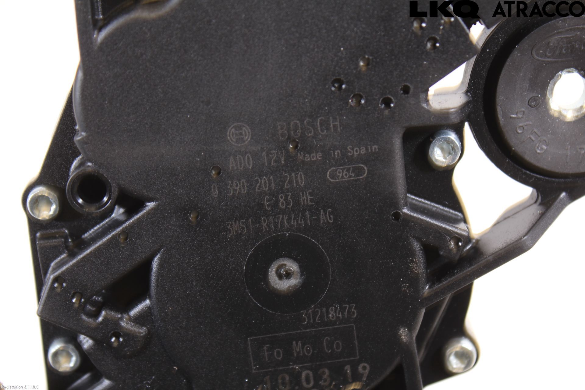 Volvo V50 08-12 Viskermotor Bakluke