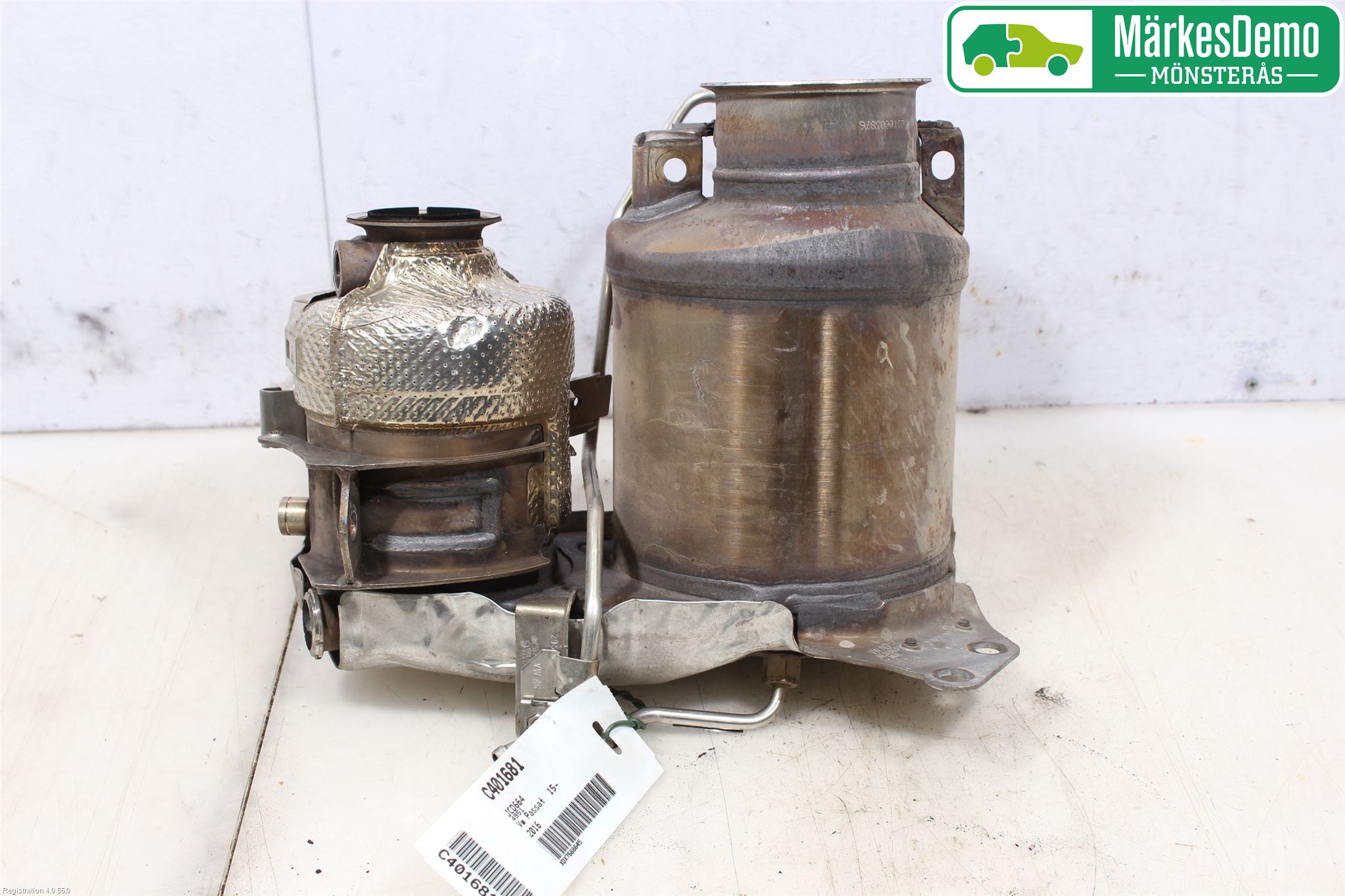 Volkswagen VW PASSAT 15-19 Eksos Partikketfilter