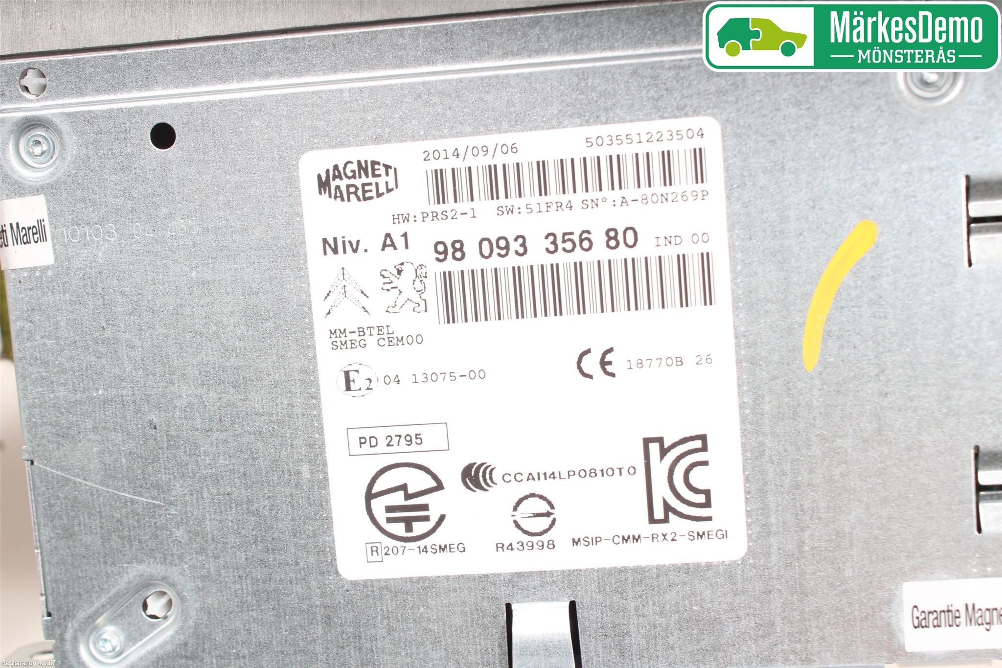 Peugeot 308 14-21 Stereo Radio