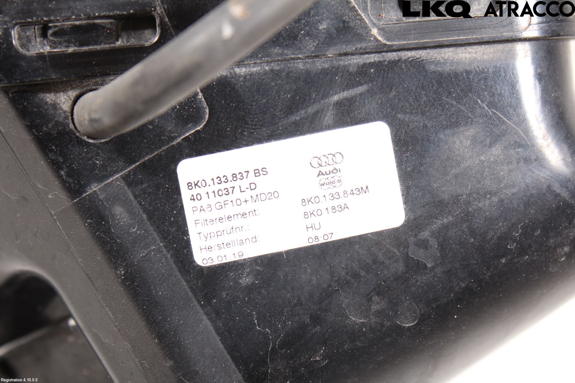 Audi A4 12-15 Luftfilter Boks