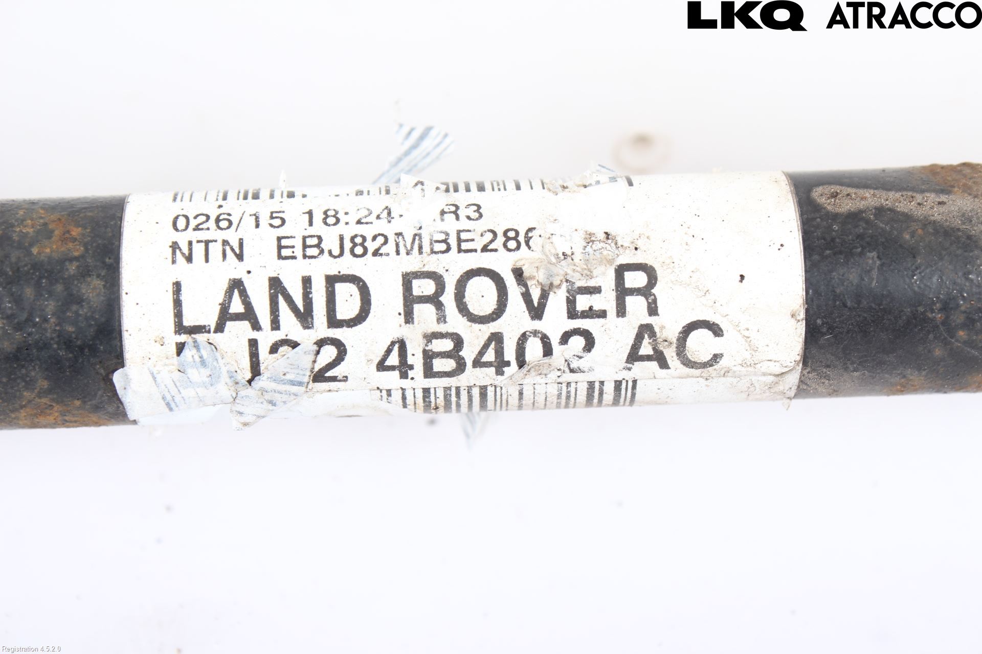 Landrover LAND ROVER RANGE ROVER EVOQUE (L538) 11-18 Drivaksel Bak Kompl Venstre