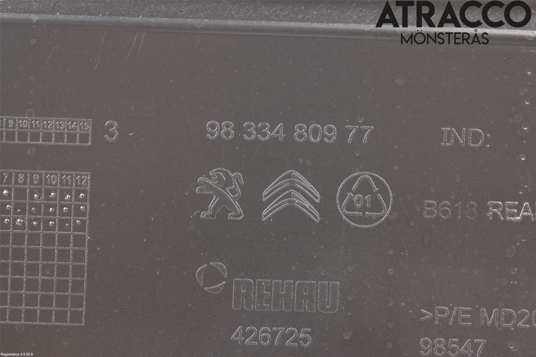 Citroen COTROEN C3 17-24 Dør Dekorlist Hb
