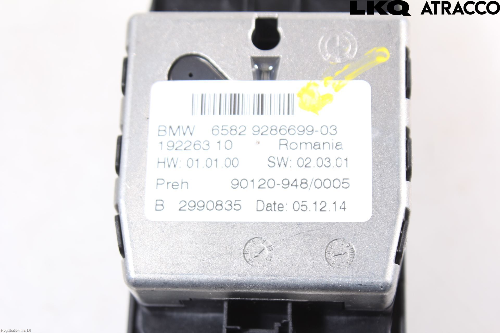 BMW 5 F10/F11/F18 09-17 Bryter Multifunksjon