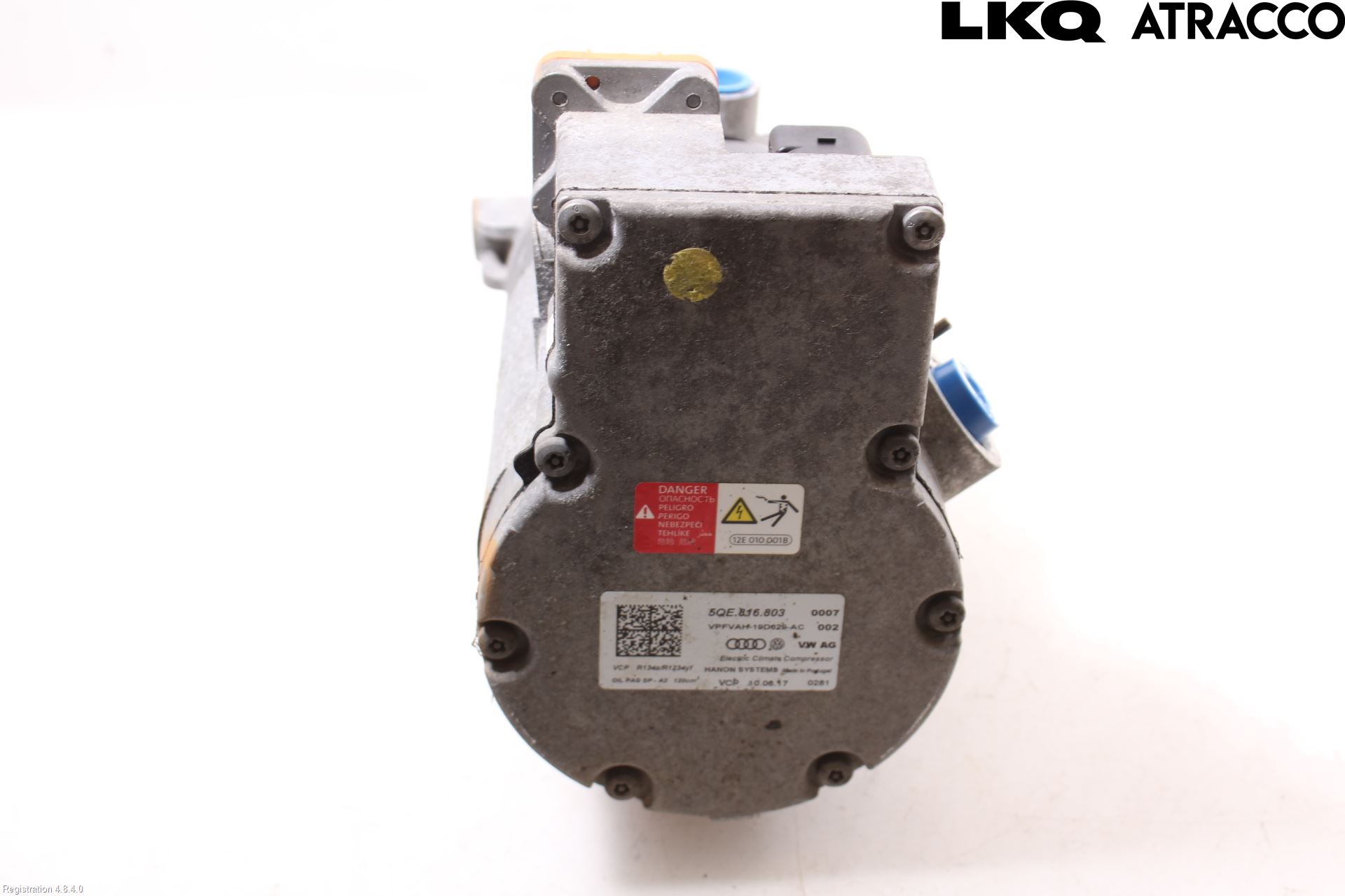 Volkswagen VW GOLF / E-GOLF VII 13-20 Varme Ac Kompressor