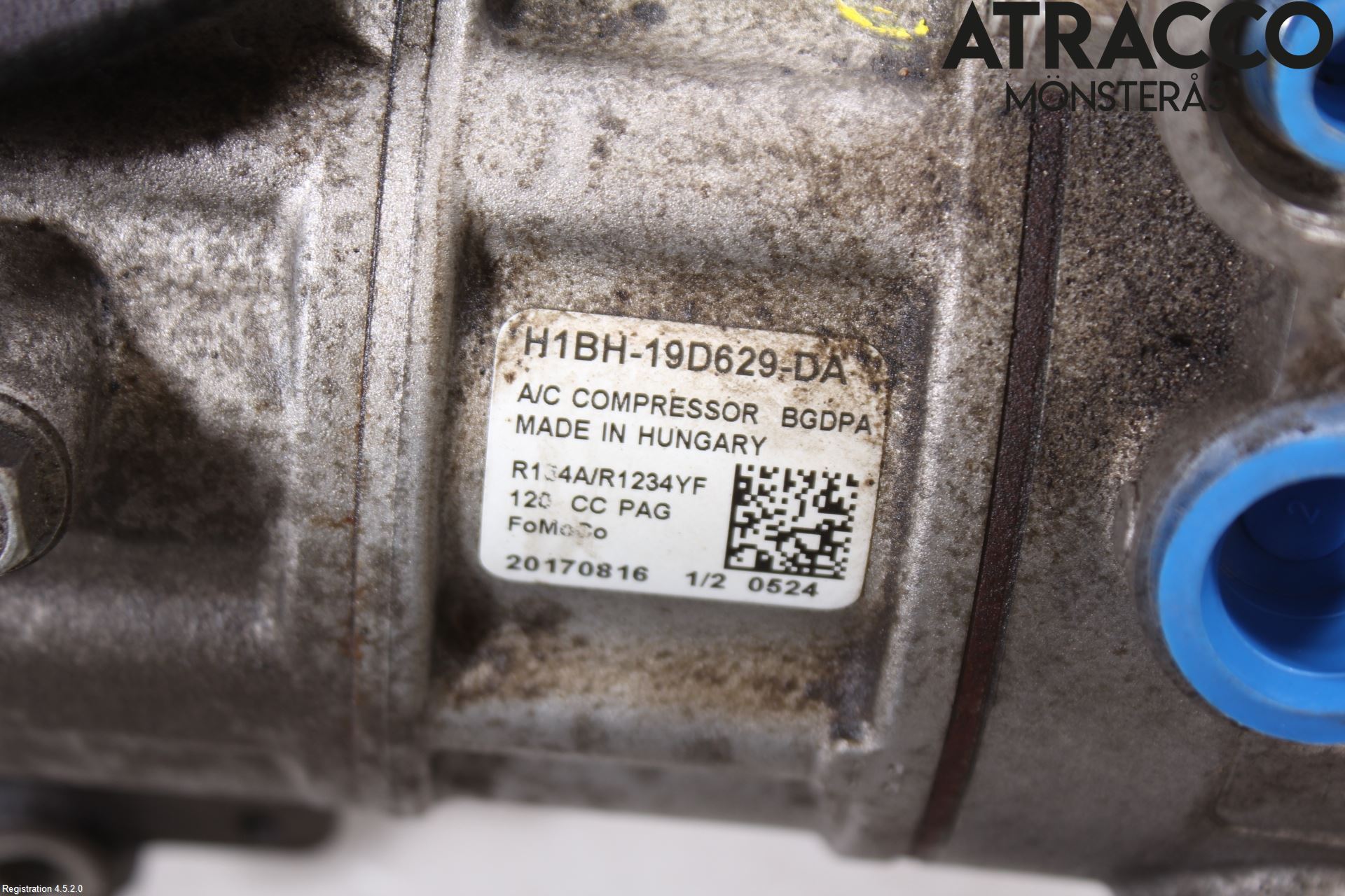 Ford FIESTA (VII) 18-23 Varme Ac Kompressor