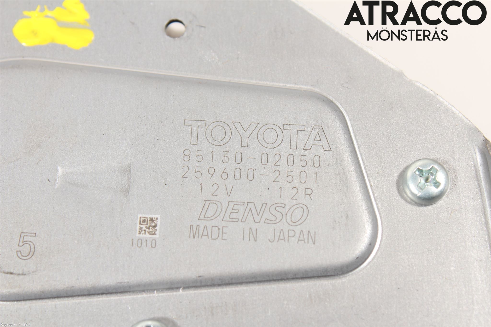 Toyota AURIS 13-19 Viskermotor Bakluke