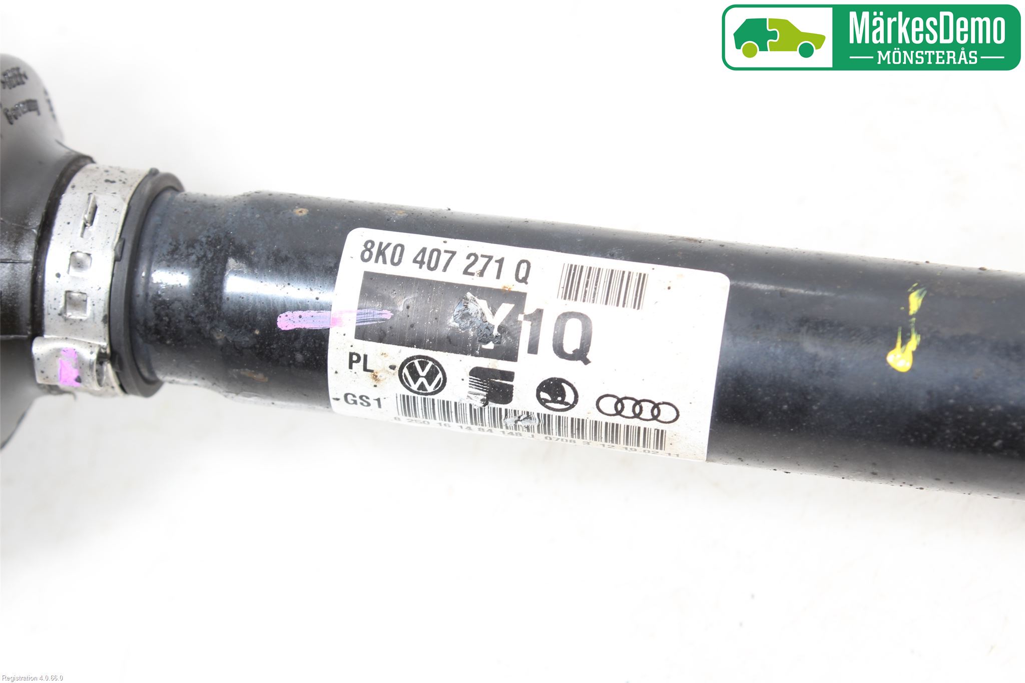 Audi A5 07-16 Drivaksel Foran Kompl Venstre