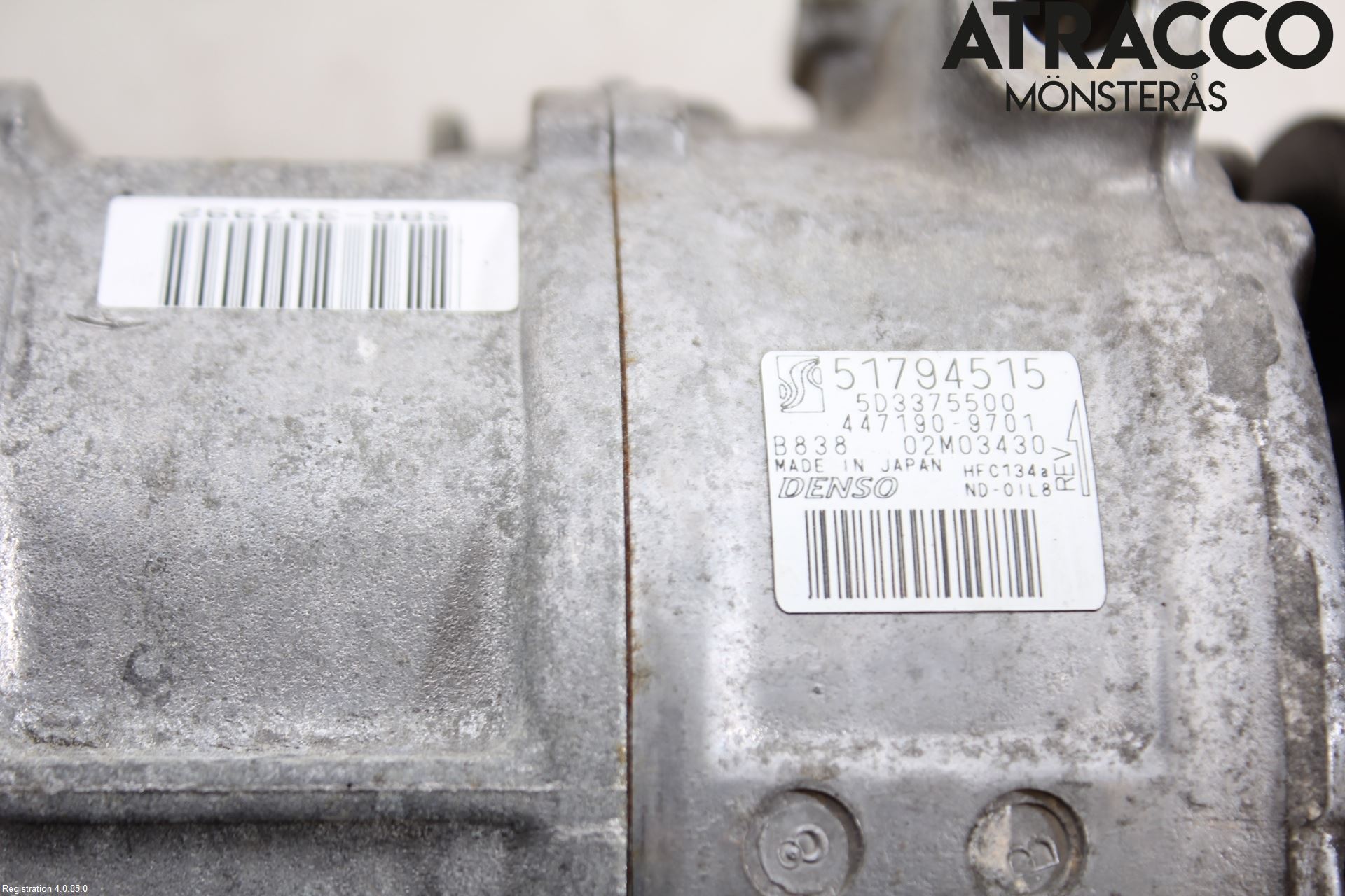 Fiat BRAVO 07-11 Varme Ac Kompressor