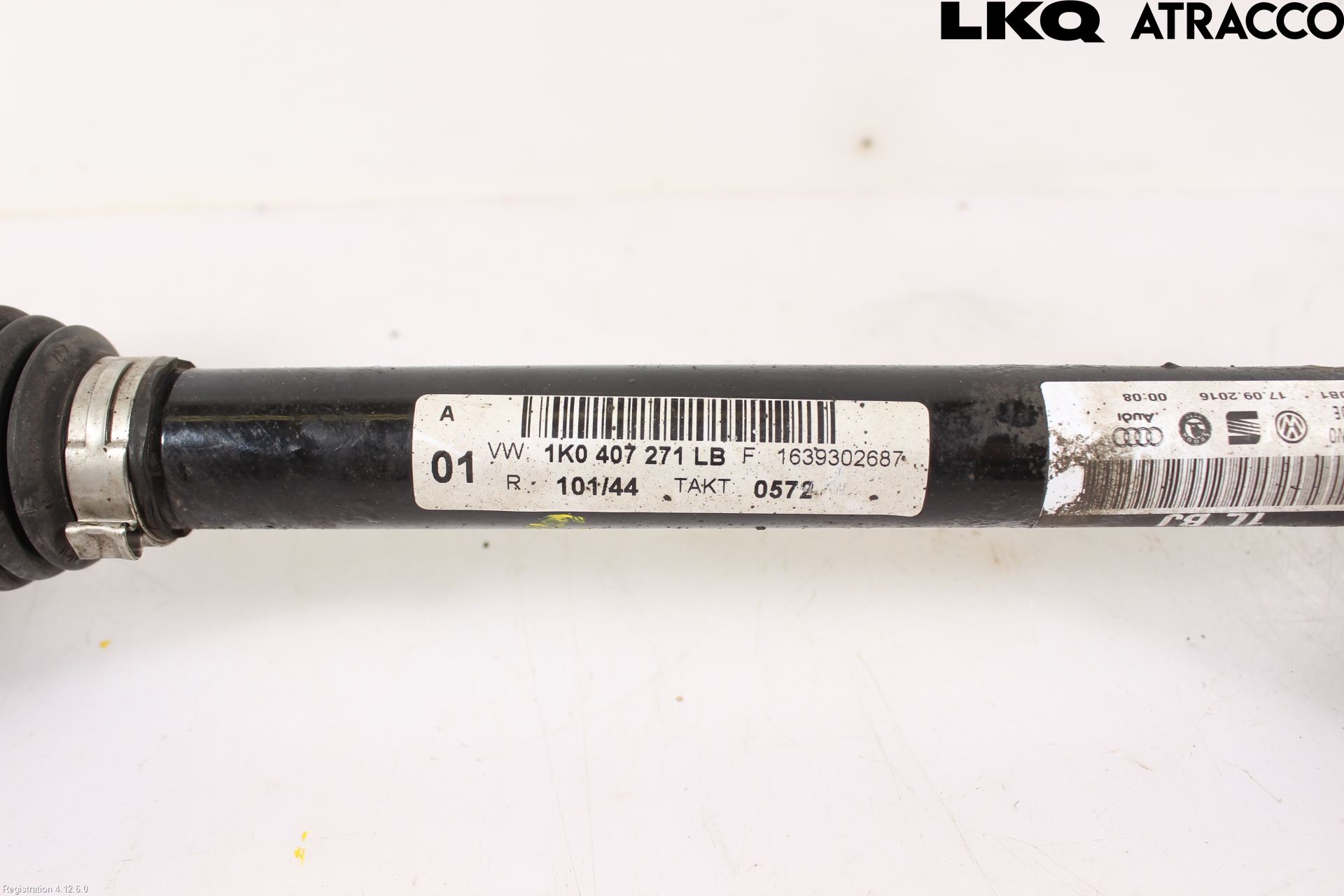 Volkswagen VW GOLF / E-GOLF VII 13-20 Drivaksel Foran Kompl Venstre