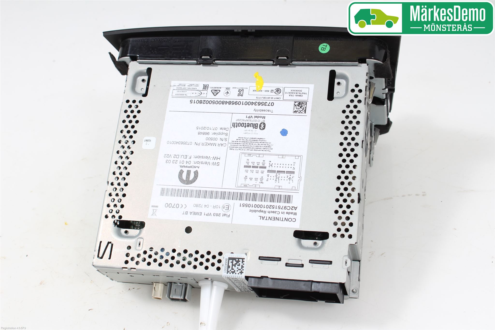 Fiat DOBLO CARGO Stereo Radio