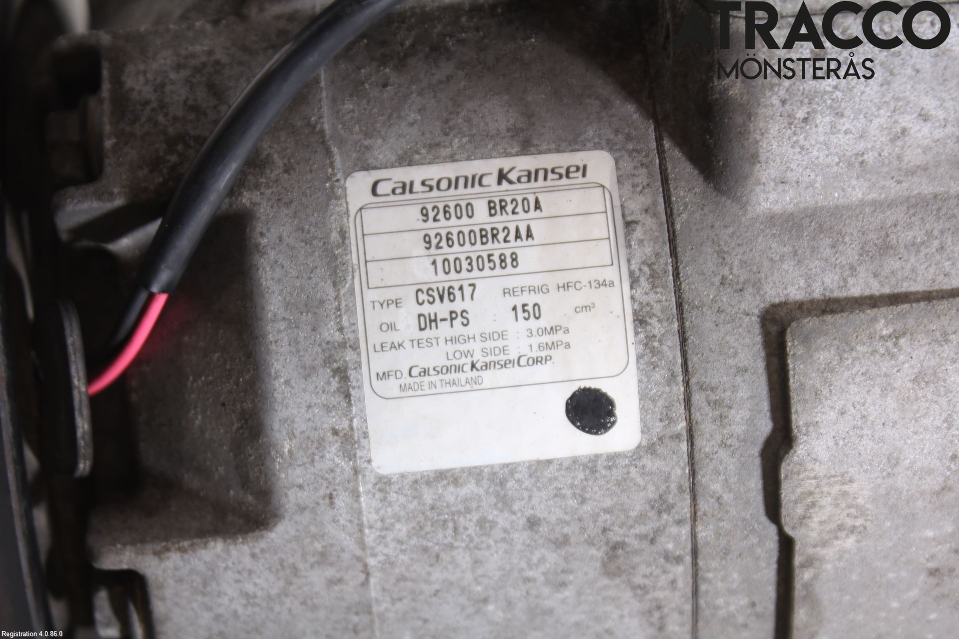 Nissan QASHQAI+2  10-14 Varme Ac Kompressor